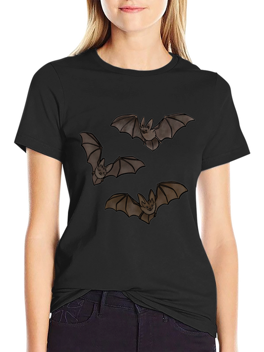 Bat Graphic Black T-Shirt