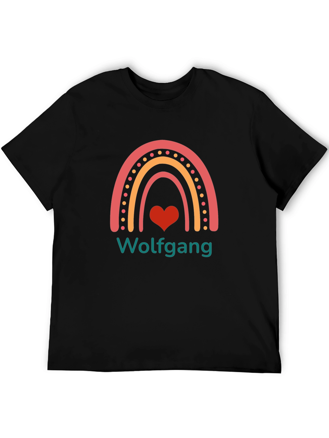 Wolfgang Rainbow Heart T-Shirt