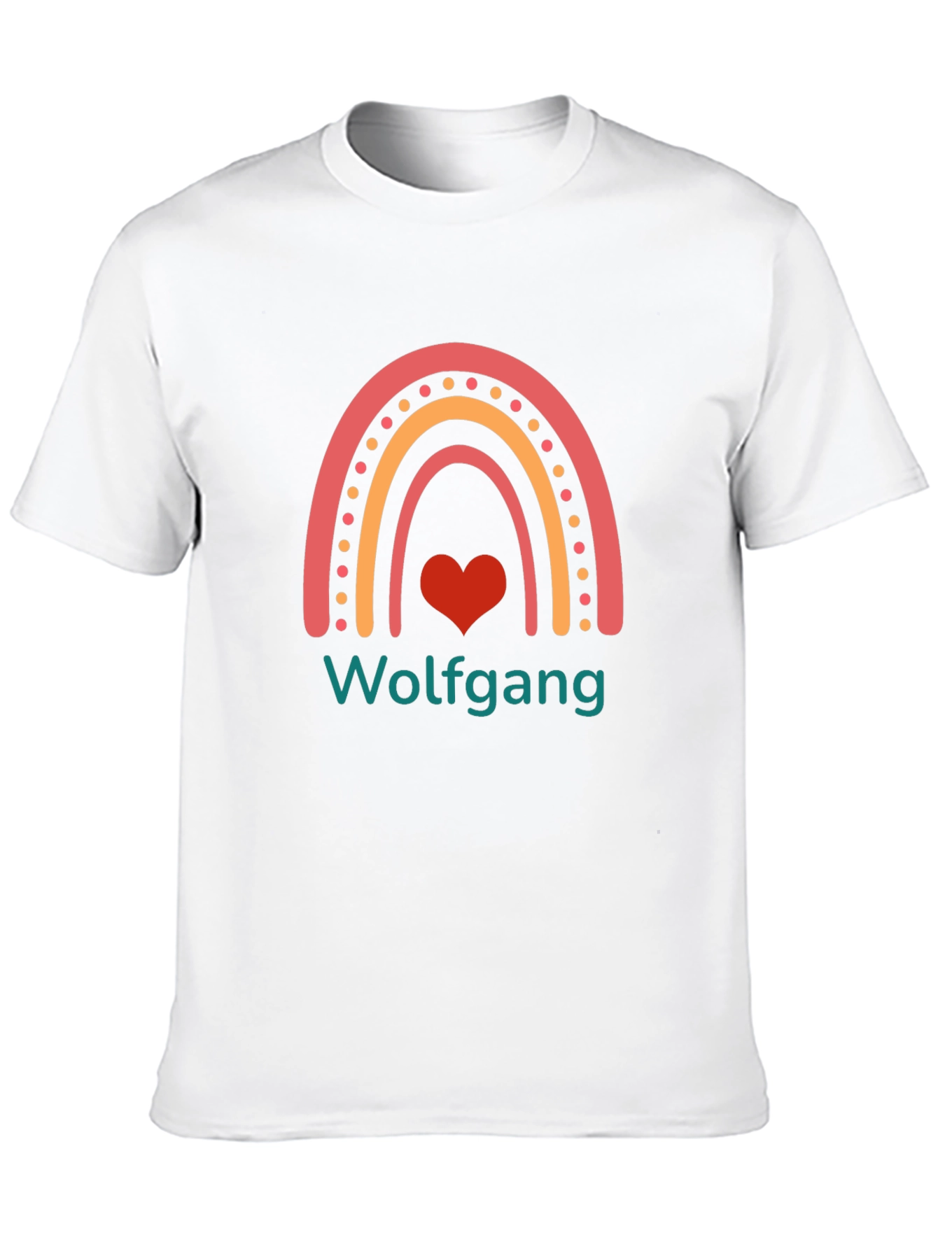 Wolfgang Rainbow Heart T-Shirt