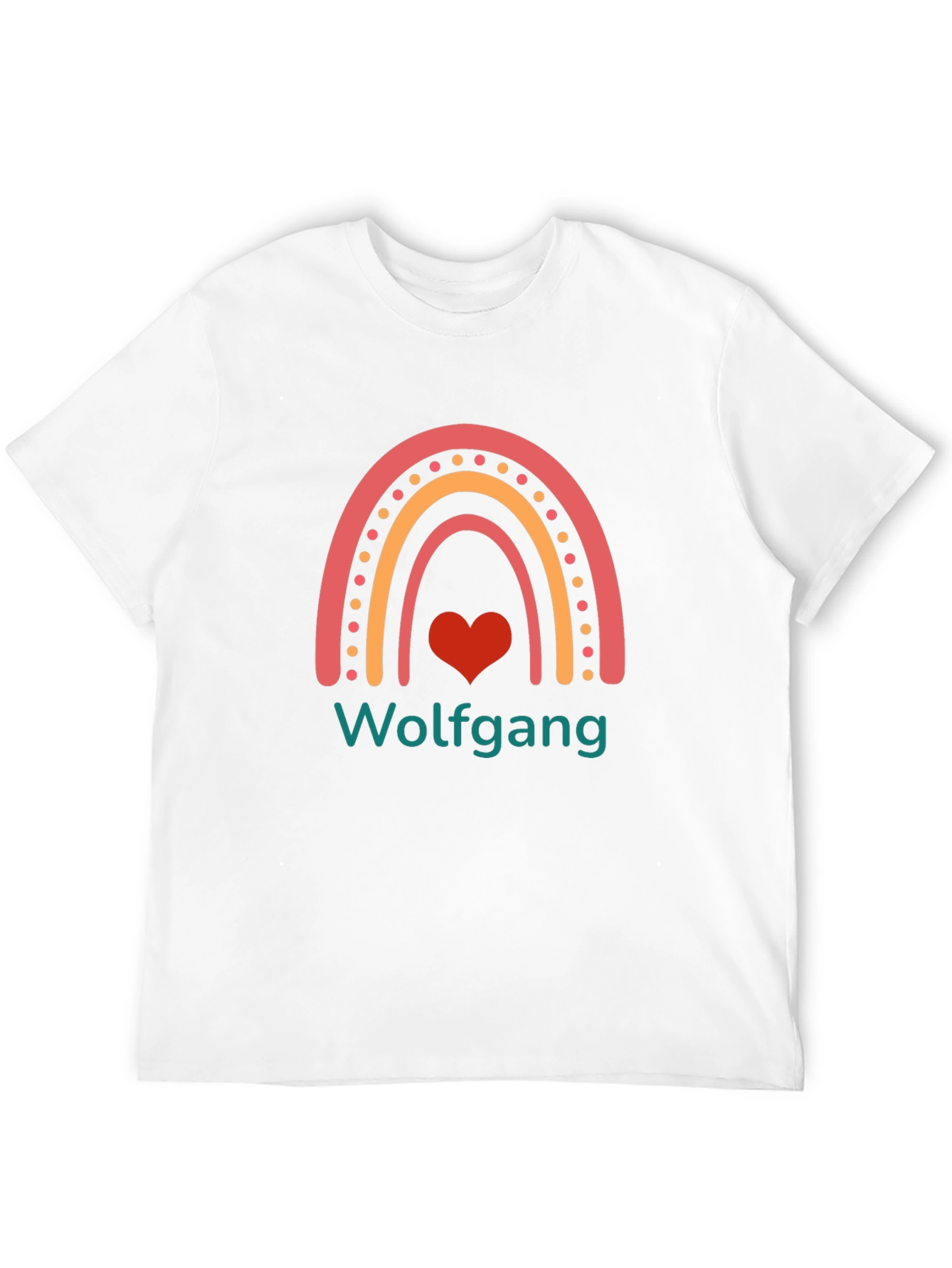 Wolfgang Rainbow Heart T-Shirt