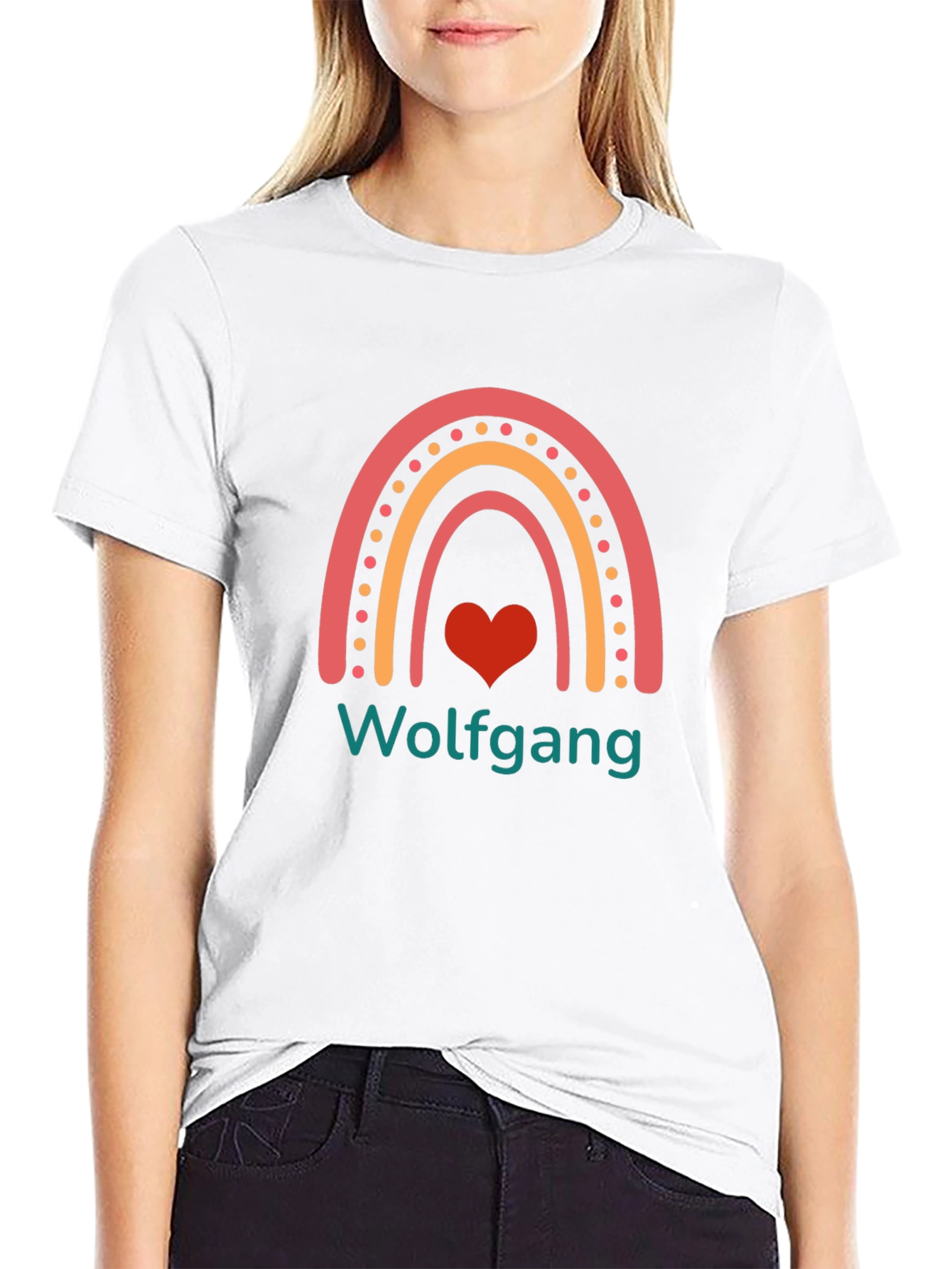 Wolfgang Rainbow Heart T-Shirt