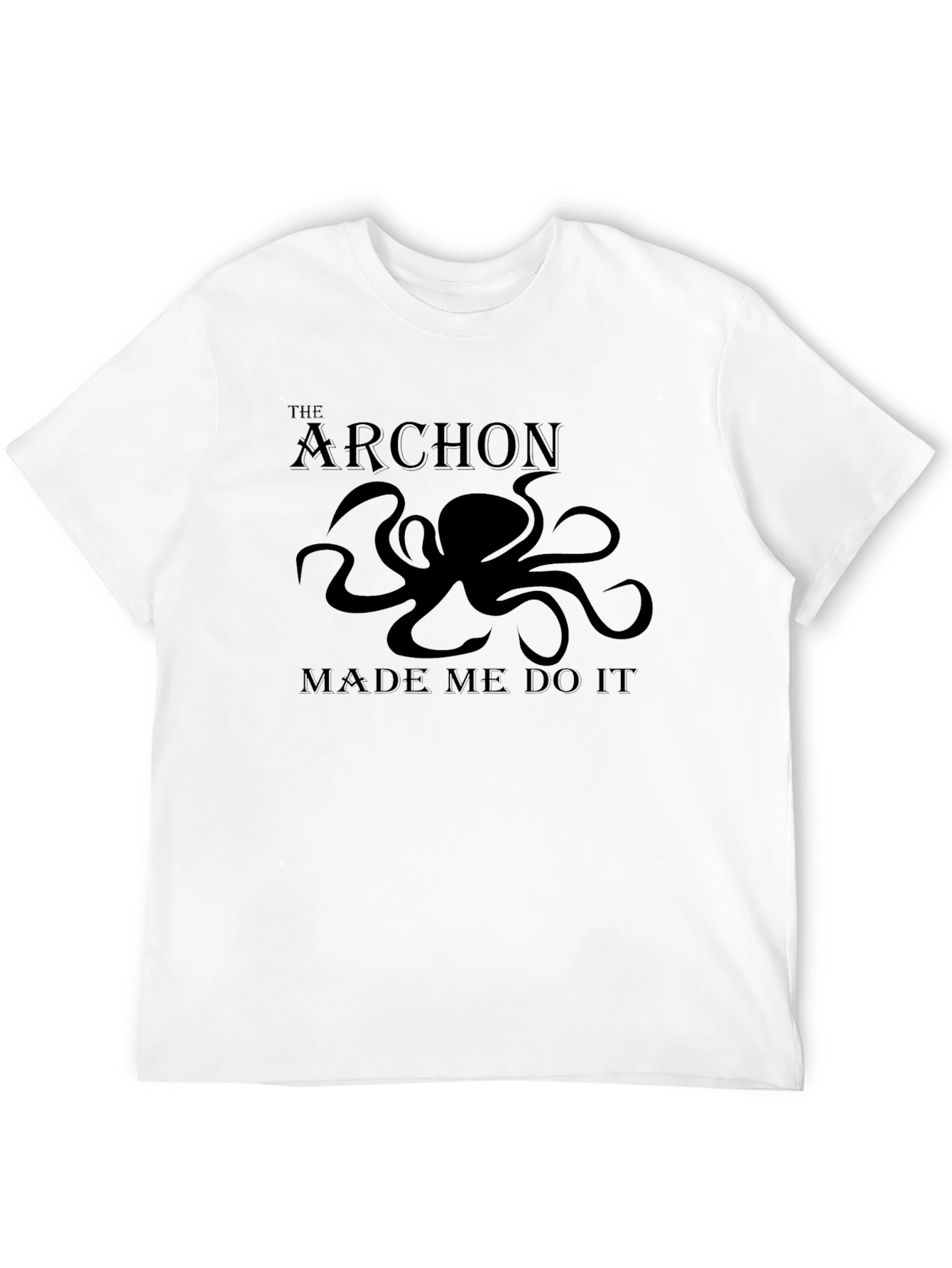 The Archon Octopus Black Graphic Tee