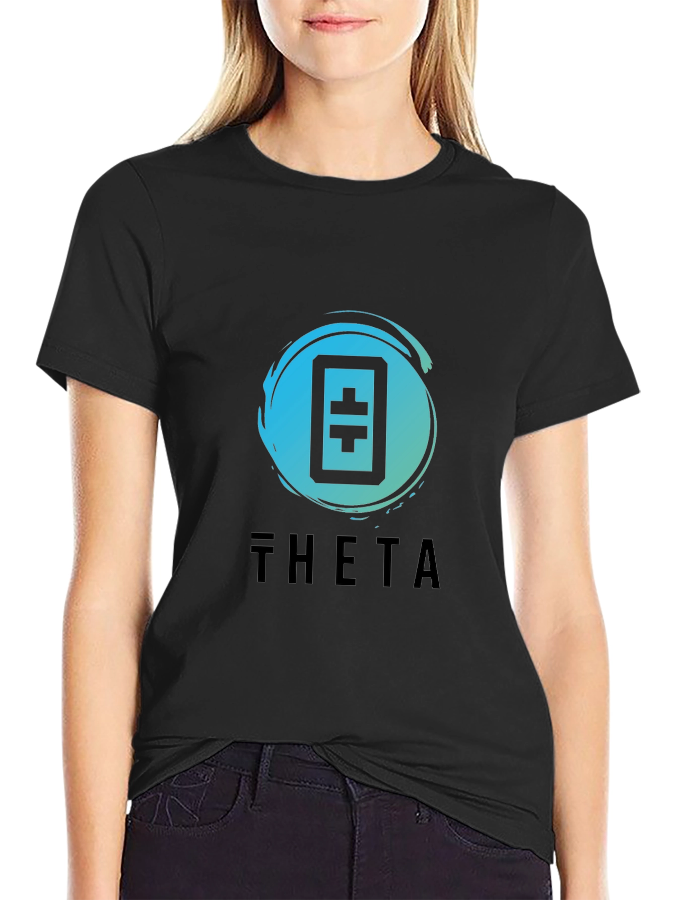Theta Crypto T-Shirt - Trendy Blockchain Apparel