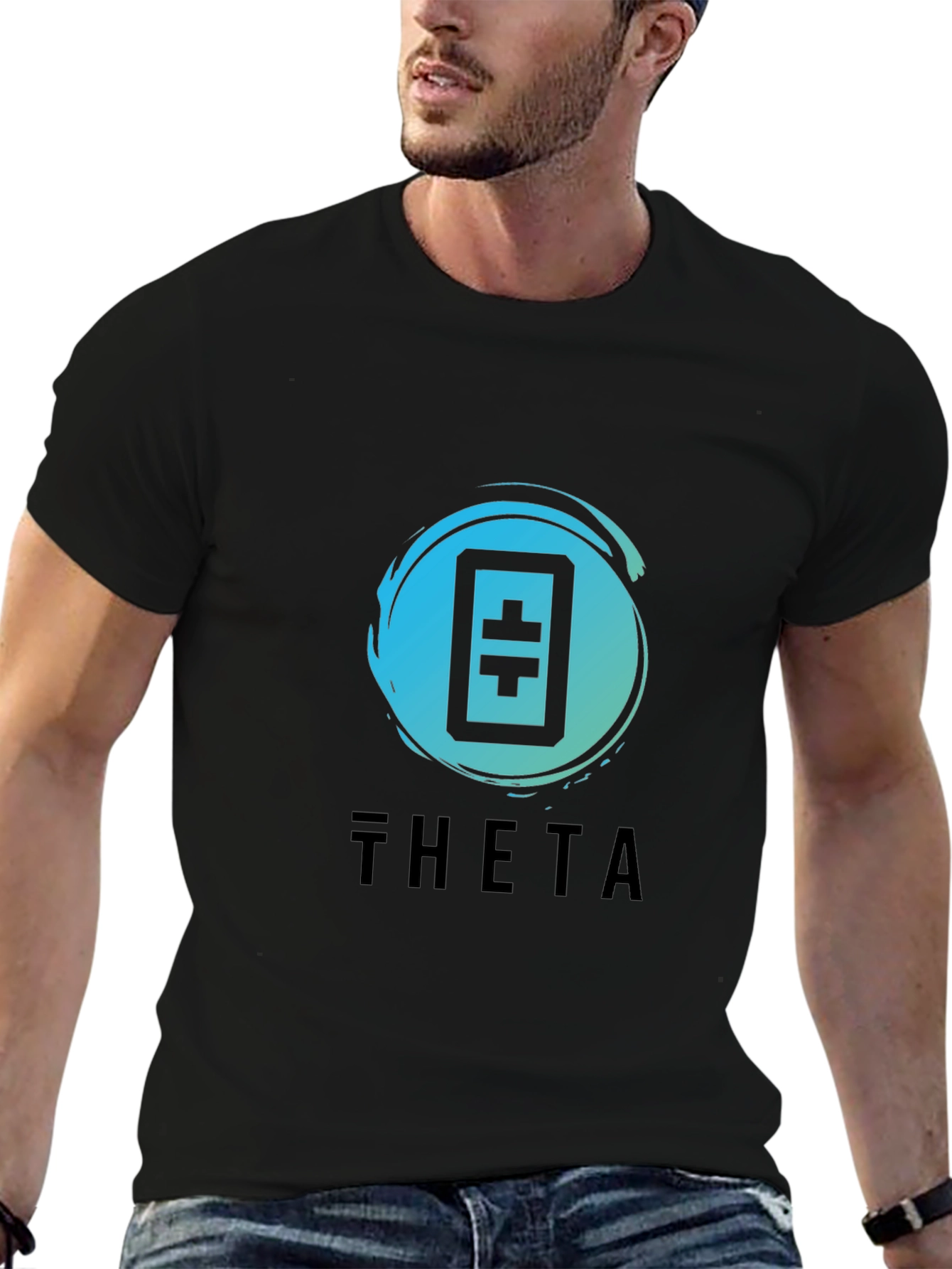 Theta Crypto T-Shirt - Trendy Blockchain Apparel