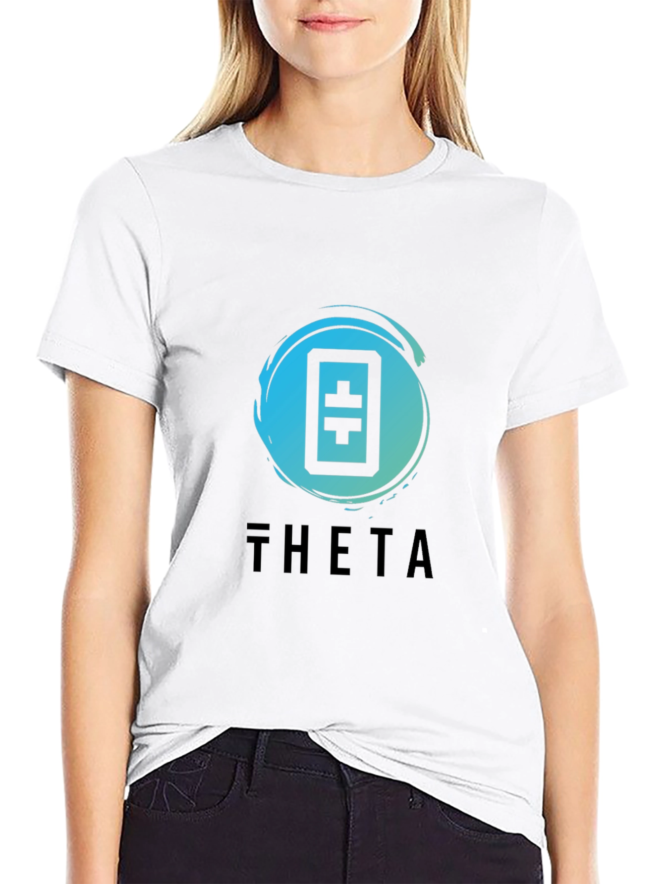 Theta Crypto T-Shirt - Trendy Blockchain Apparel
