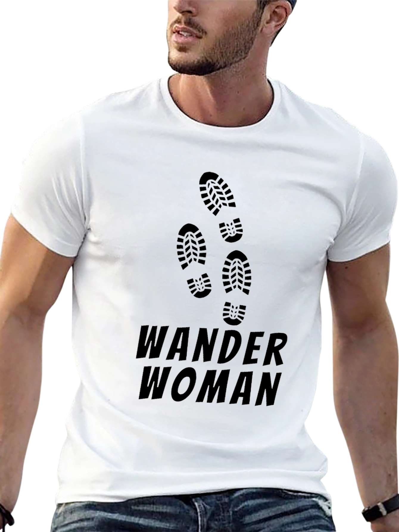 Wander Woman Graphic T-Shirt - Black