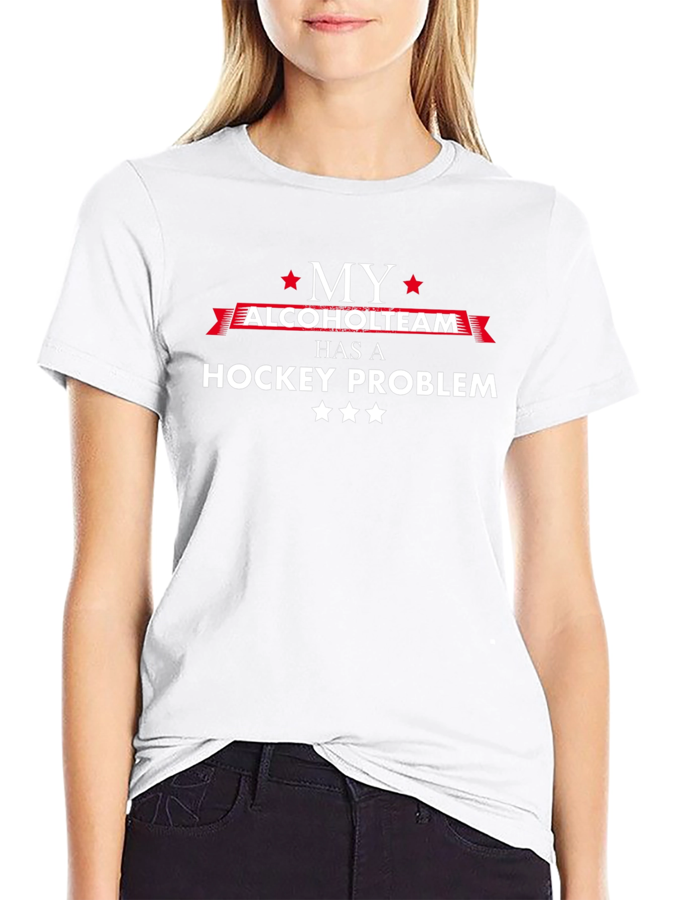 My Alcohol Team Has a Hockey Problem T-Shirt