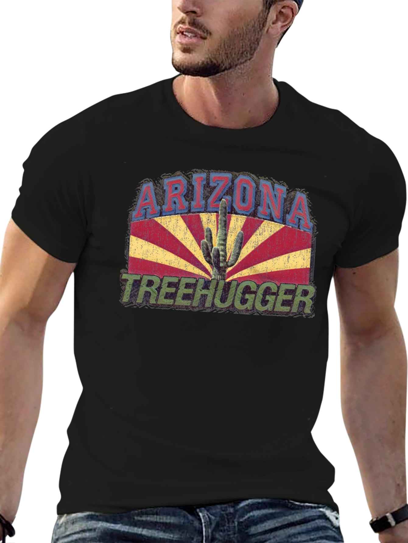 Arizona Treehugger Graphic T-Shirt - Black