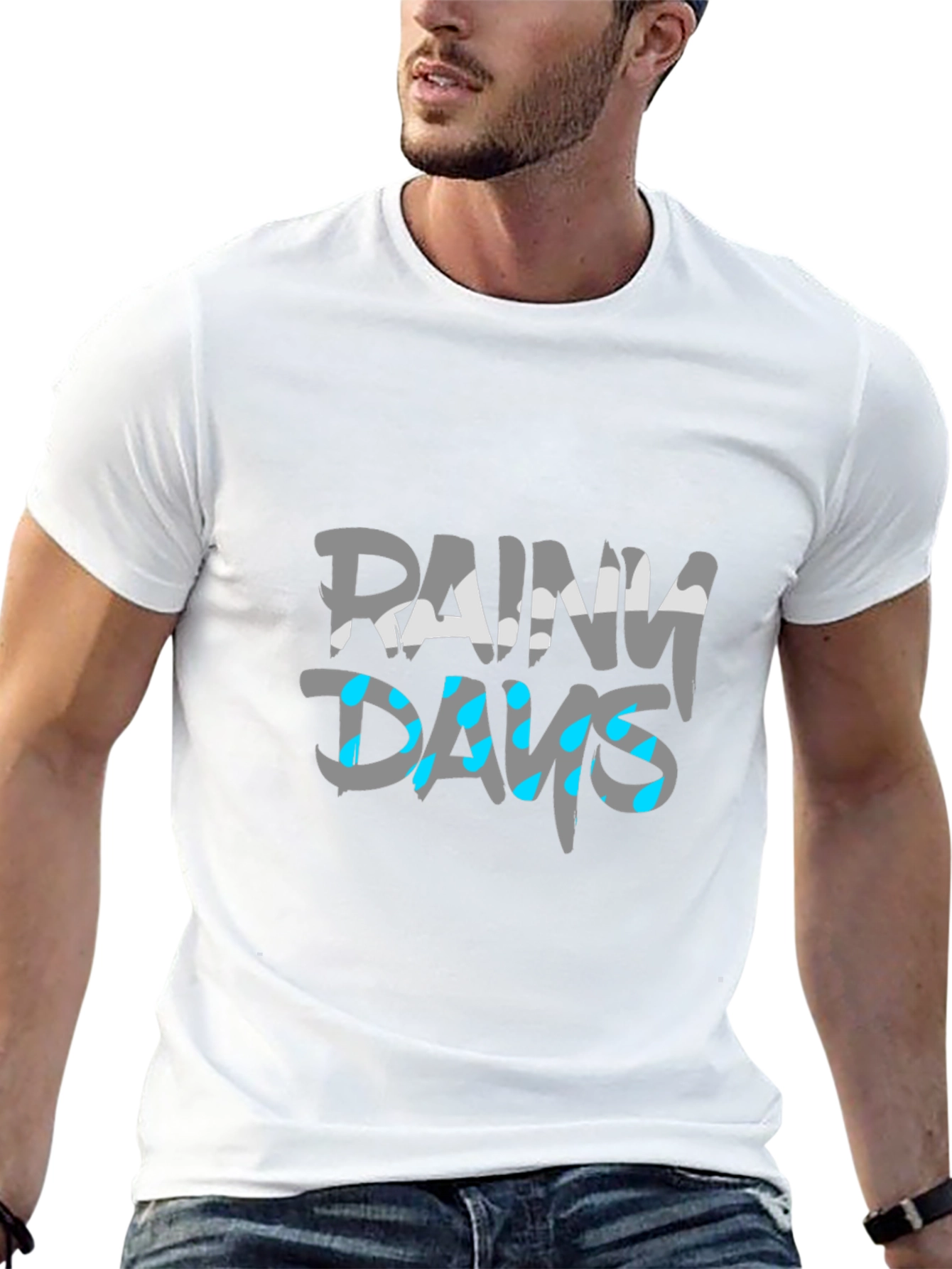 Rainy Days Graphic T-Shirt - Stylish Casual Wear