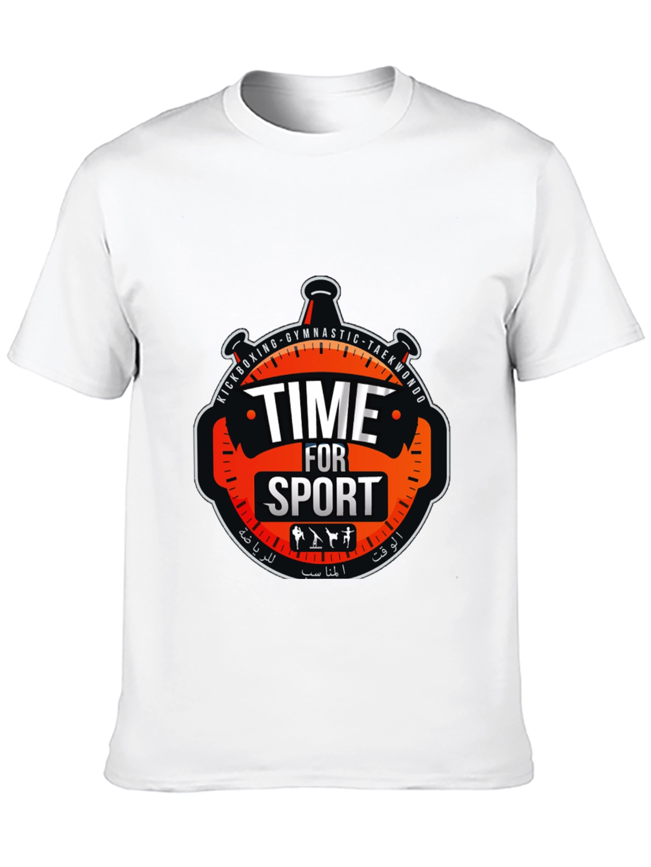 Time for Sport Black T-Shirt