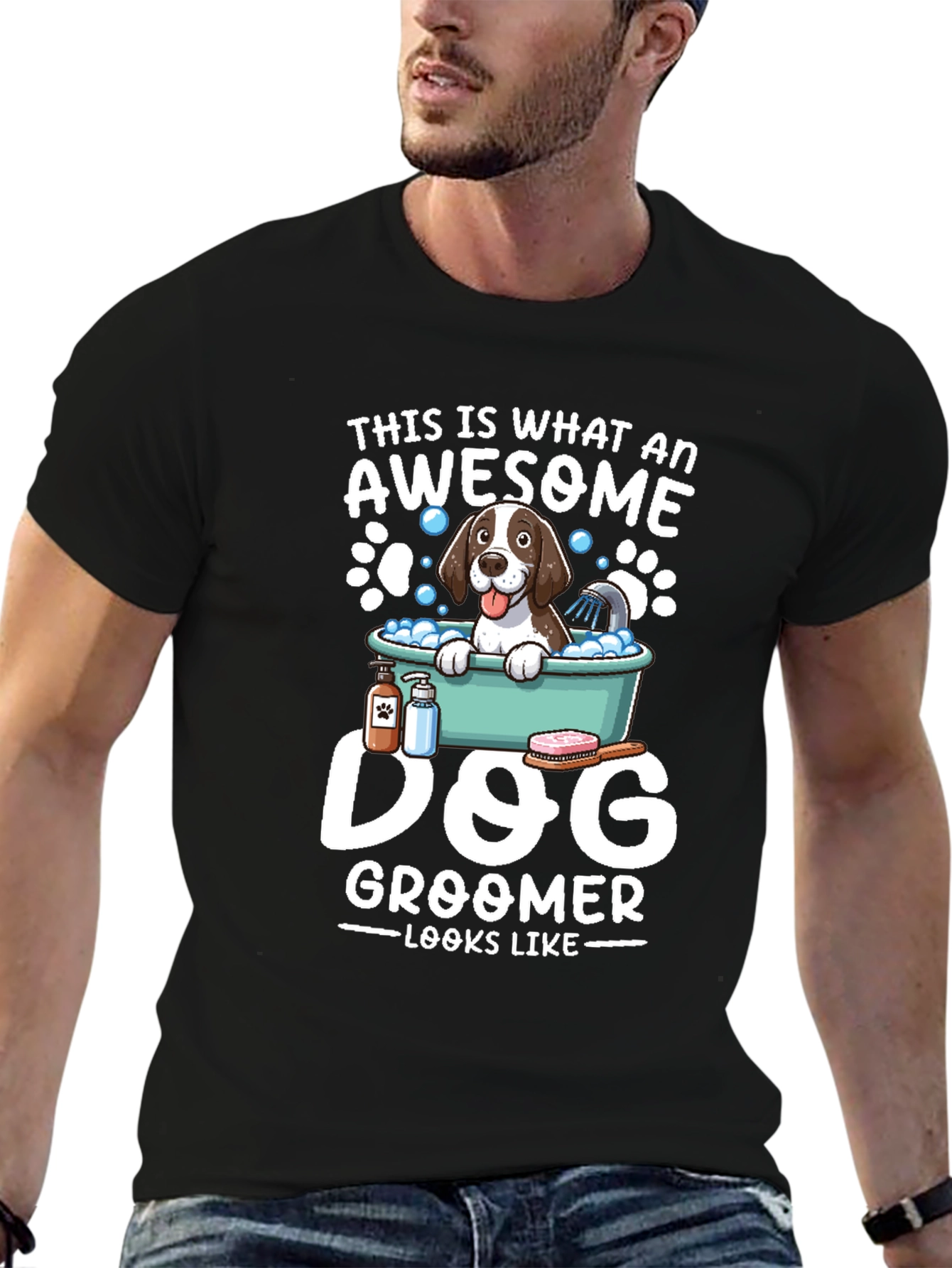 Awesome Dog Groomer T-Shirt