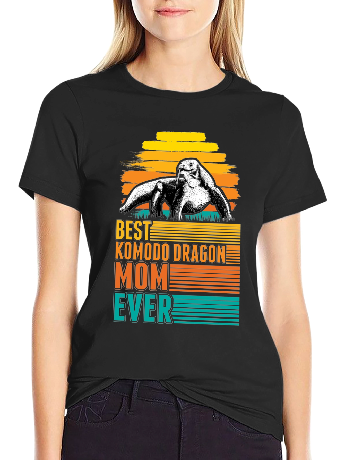 Best Komodo Dragon Mom Ever Graphic T-Shirt