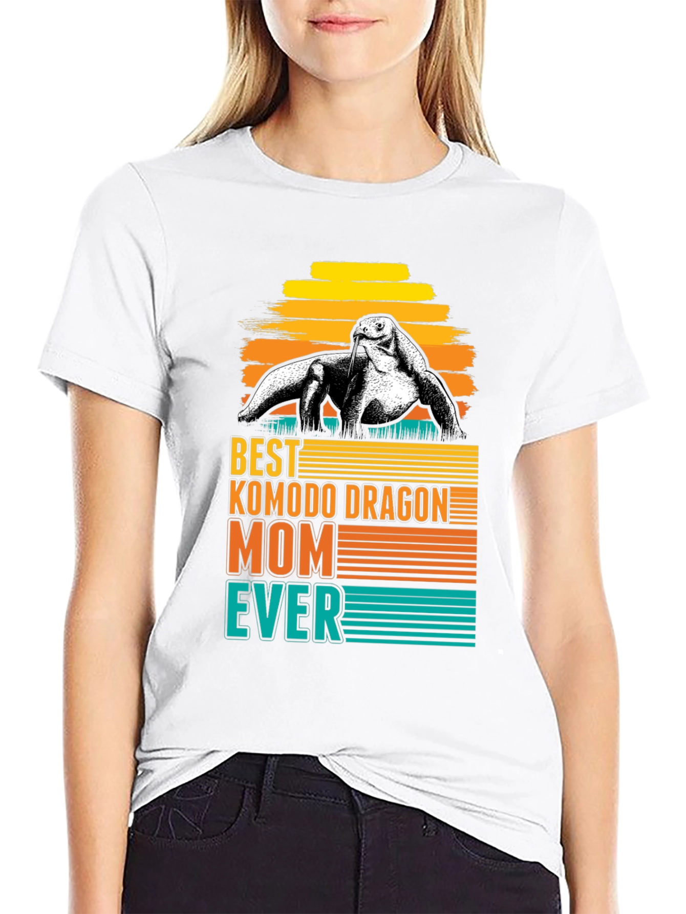 Best Komodo Dragon Mom Ever Graphic T-Shirt