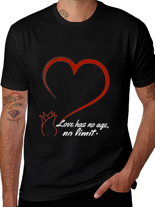Love Has No Age T-Shirt - Romantic Valentines Day Tee