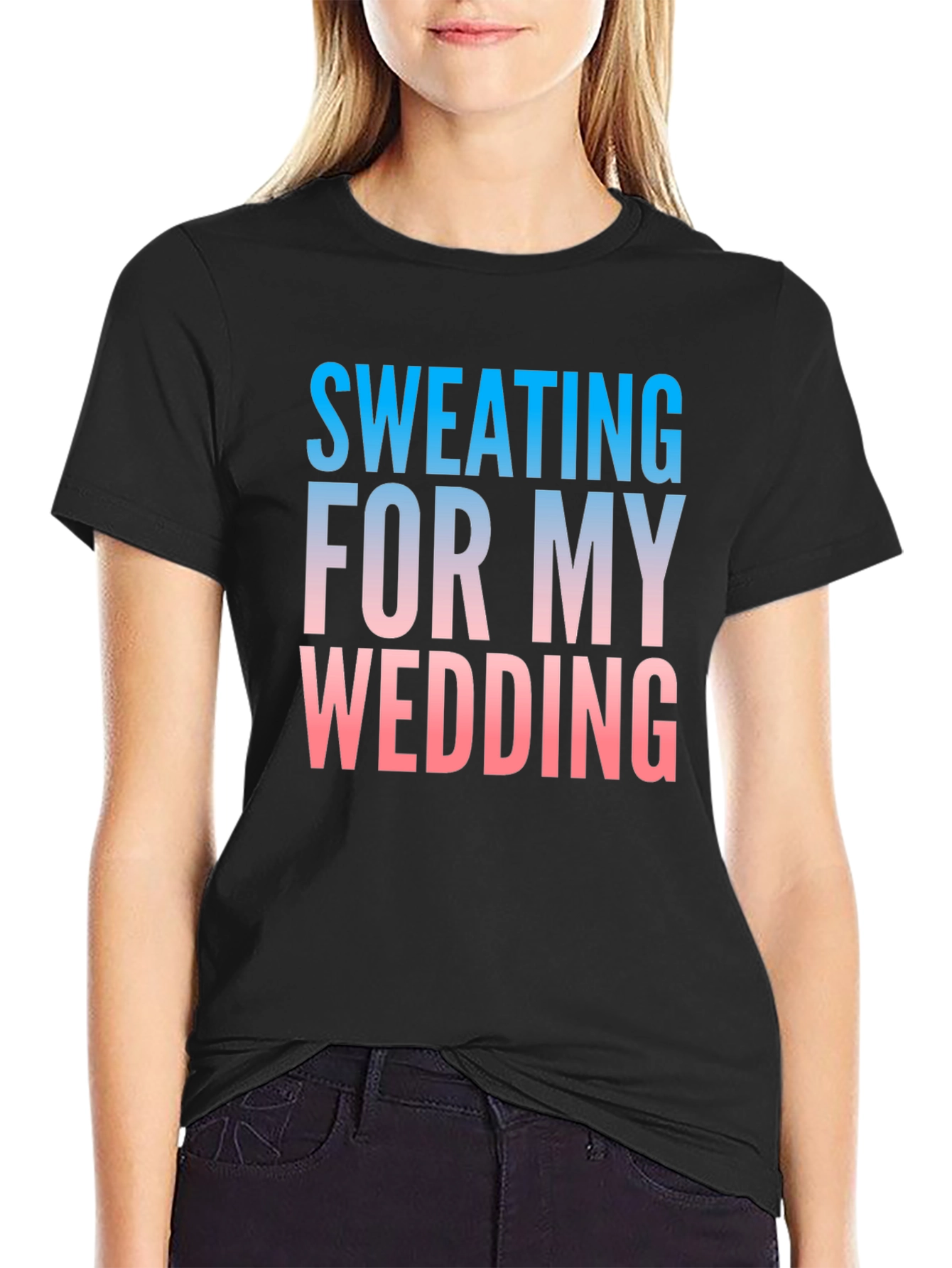 Sweating For My Wedding Funny Groom T-Shirt