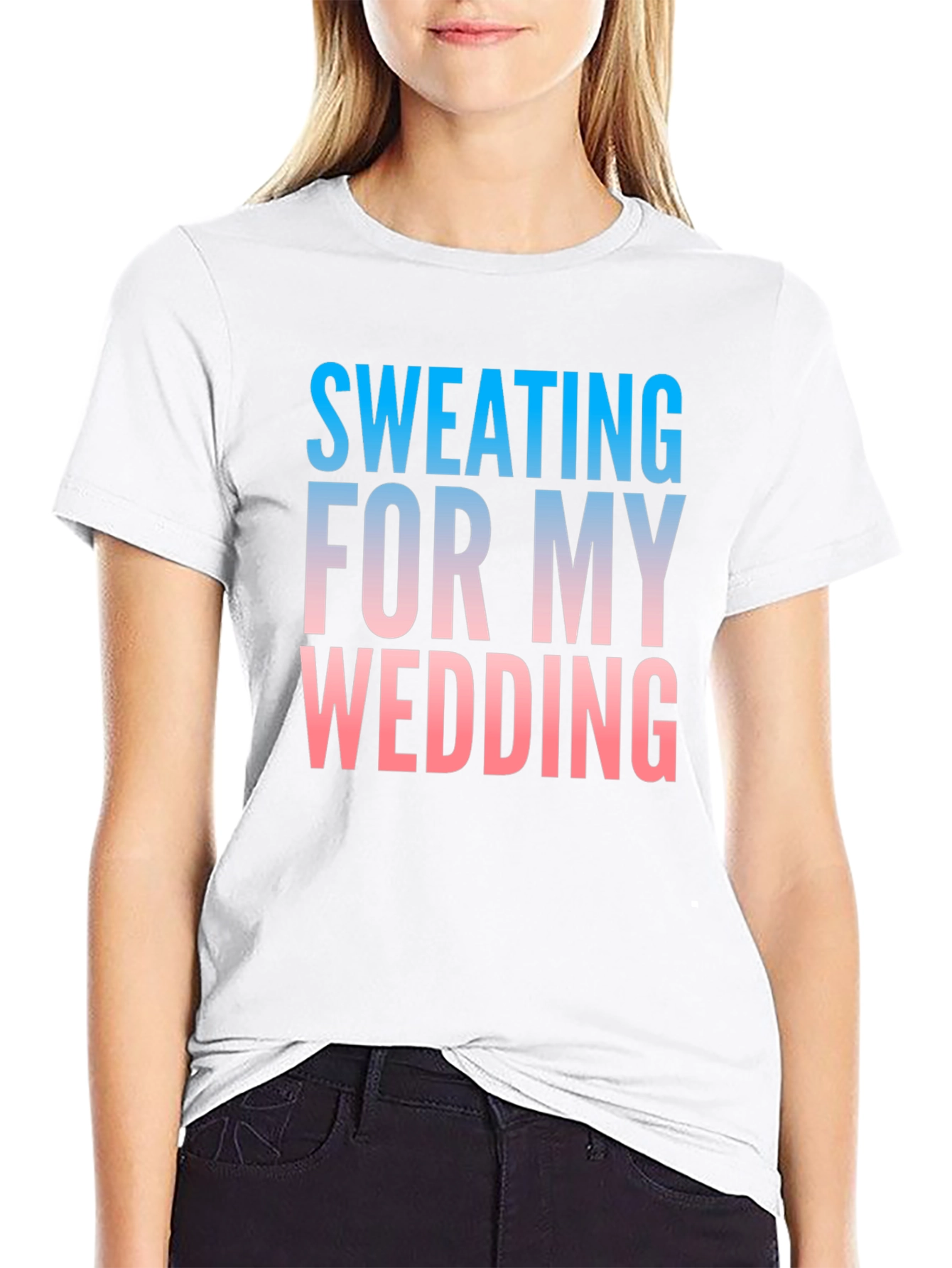 Sweating For My Wedding Funny Groom T-Shirt