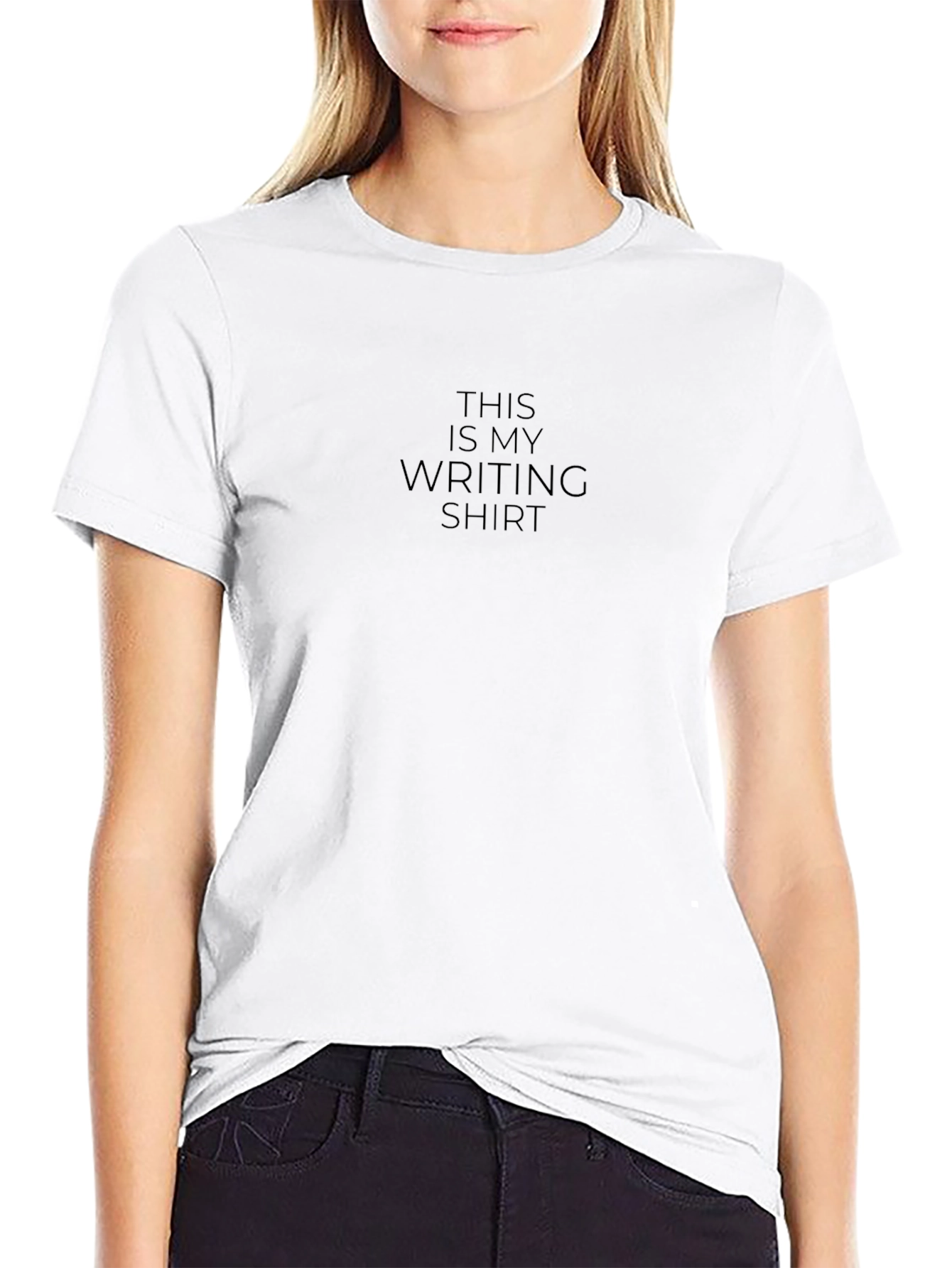 This Is My Writing Shirt - Black Tee