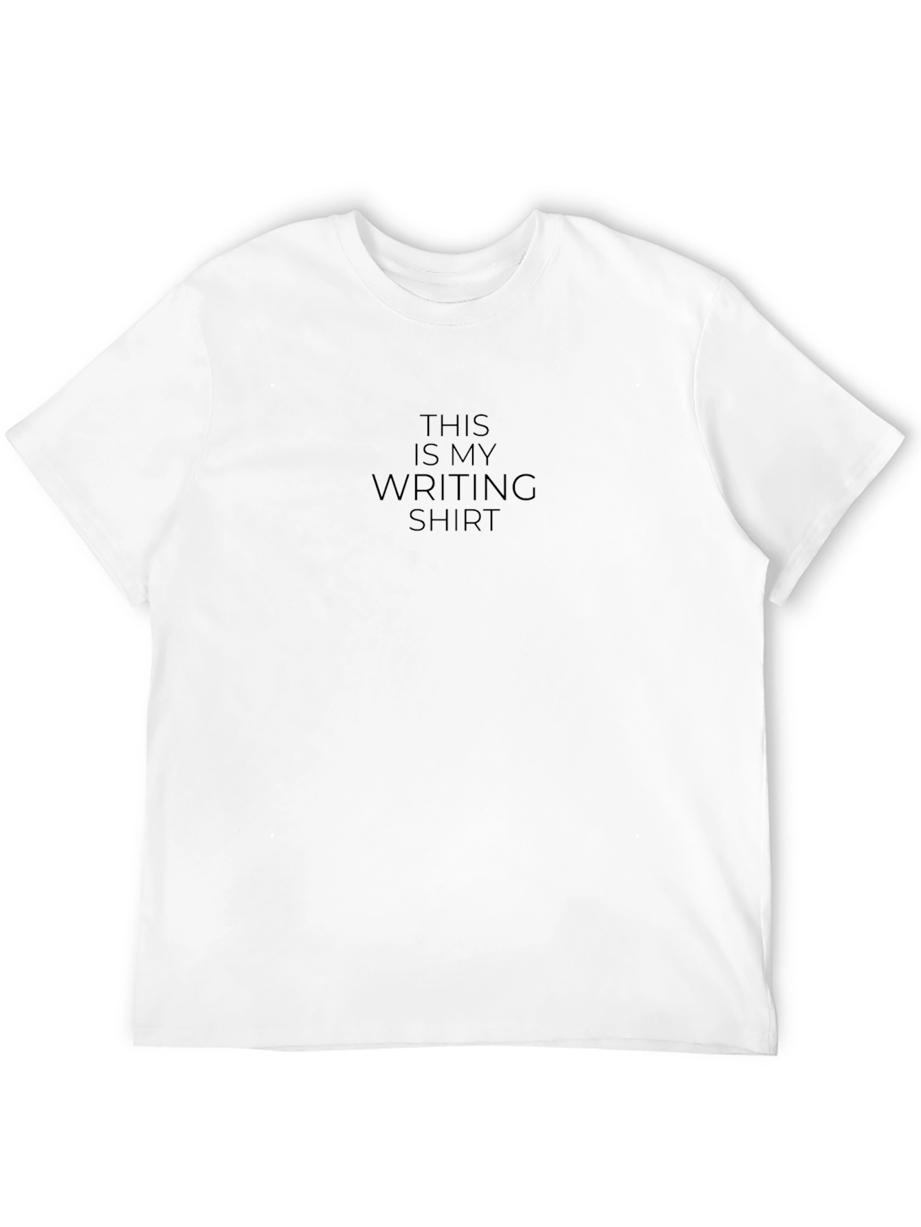This Is My Writing Shirt - Black Tee