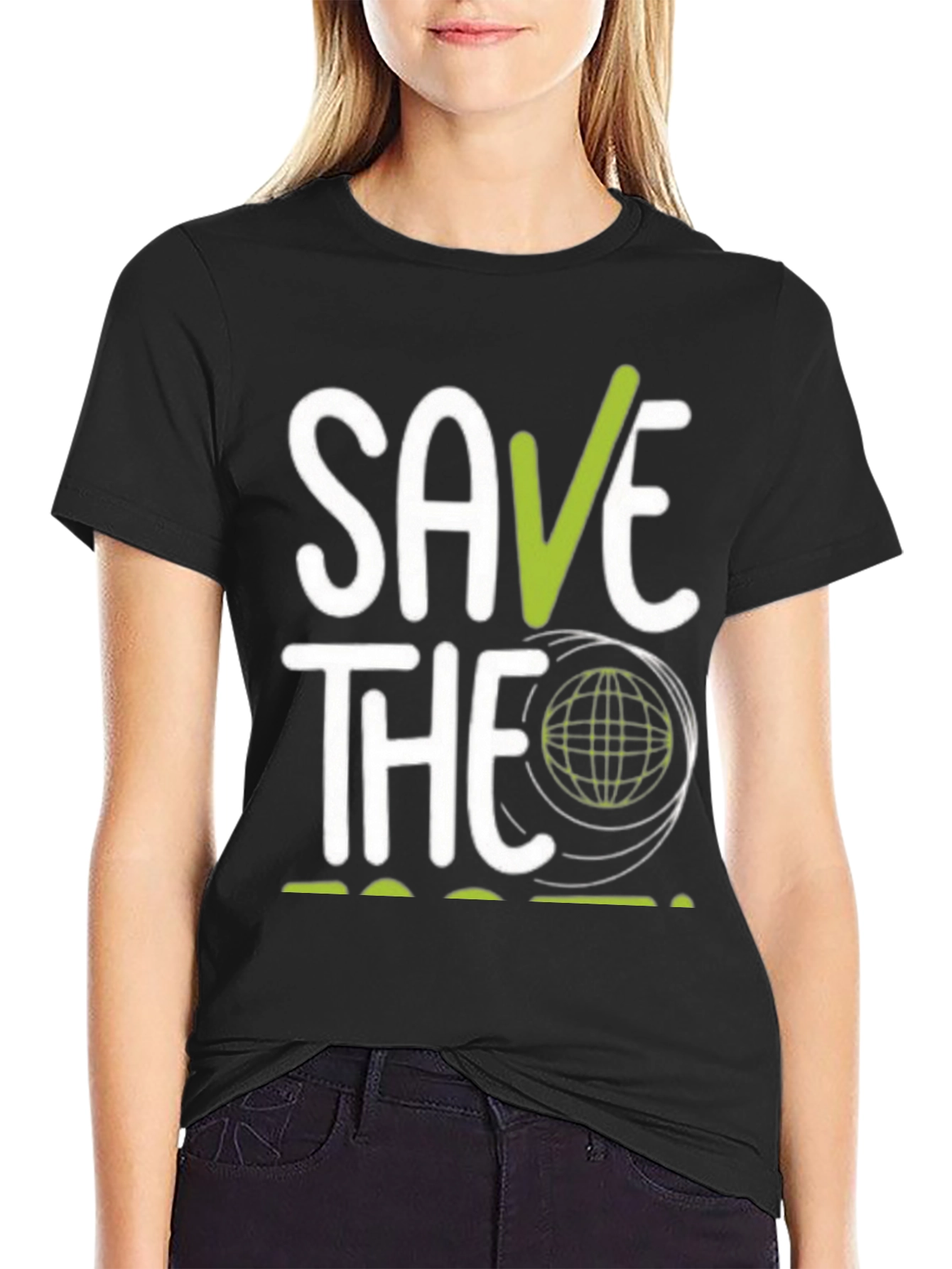 Save the Planet Graphic T-Shirt - Eco-Friendly Design