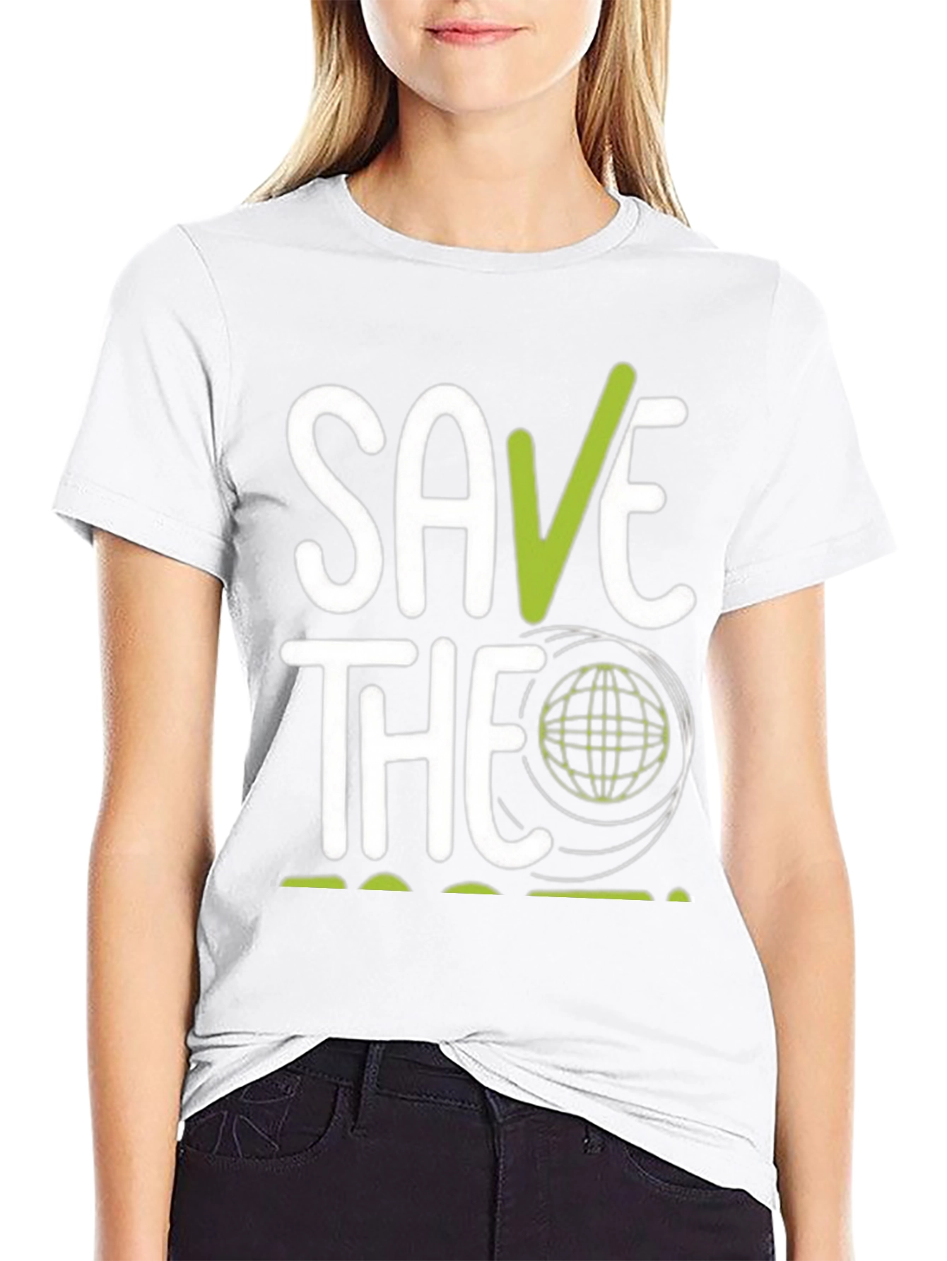 Save the Planet Graphic T-Shirt - Eco-Friendly Design