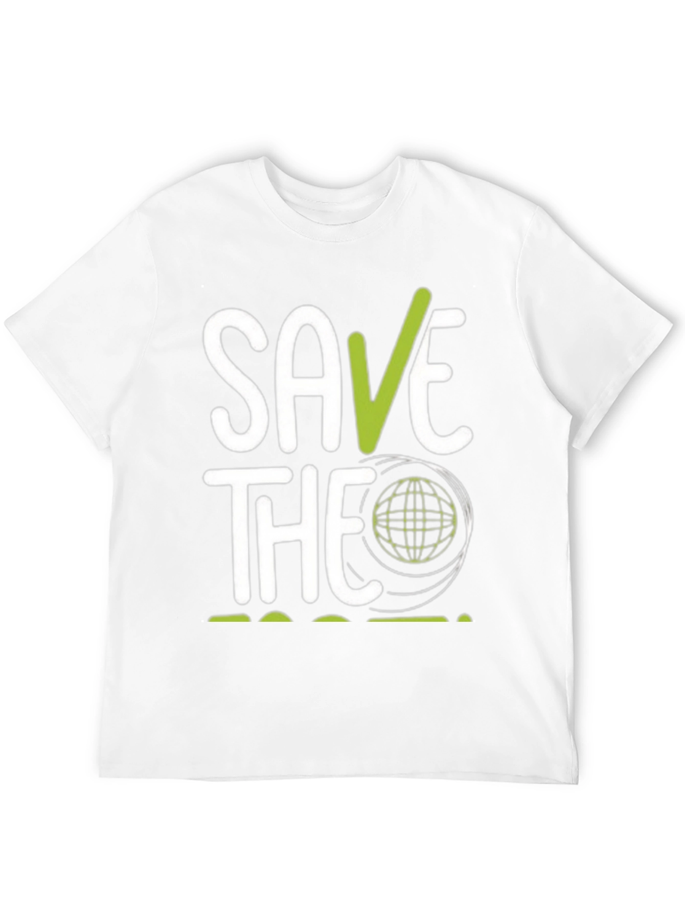 Save the Planet Graphic T-Shirt - Eco-Friendly Design