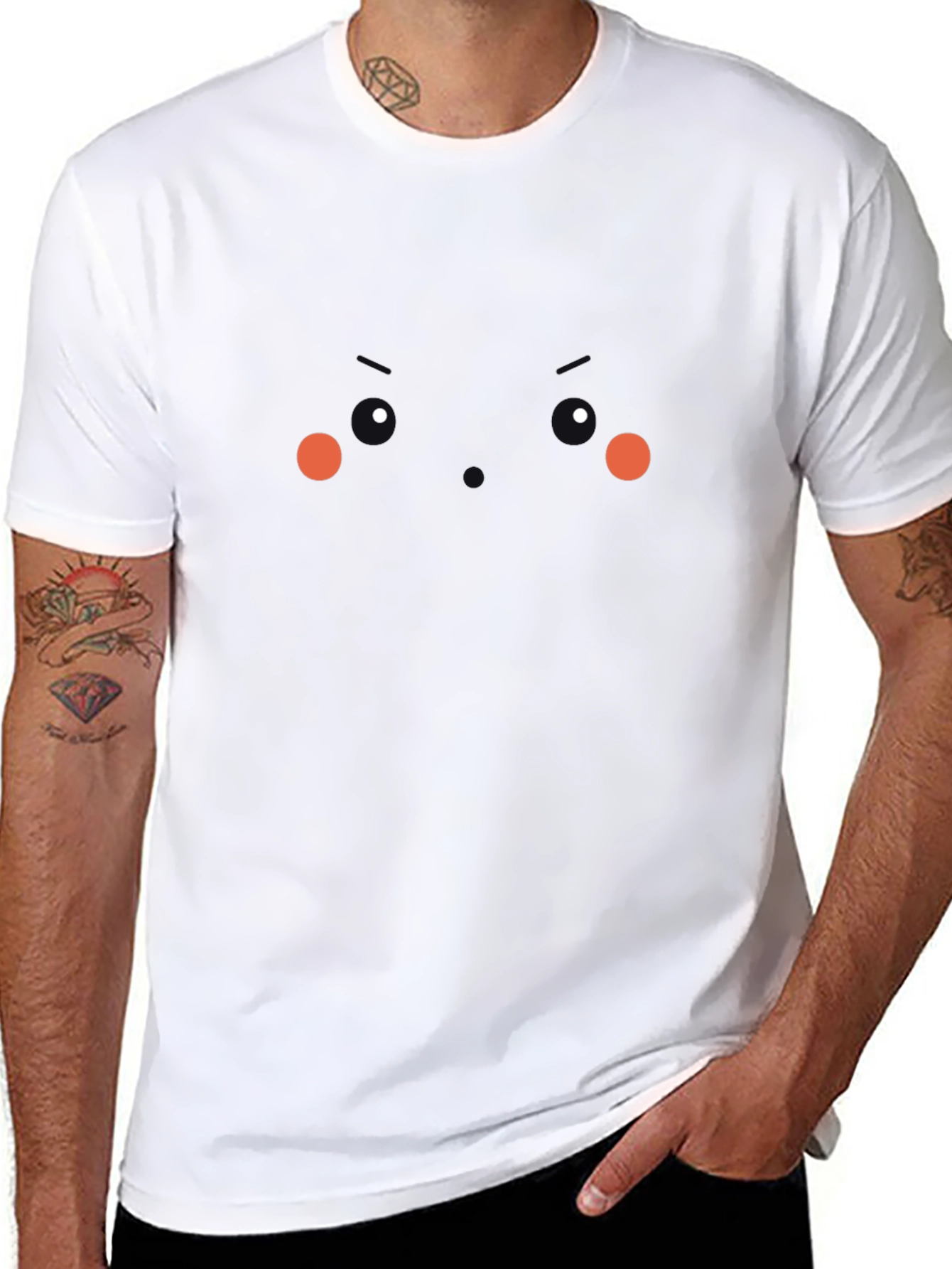 Novelty Gag T-Shirt - Funny Boob Design