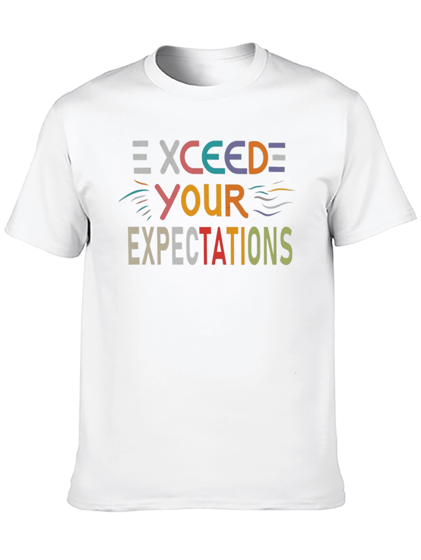 Exceed Expectations Graphic Tee - Casual Comfort