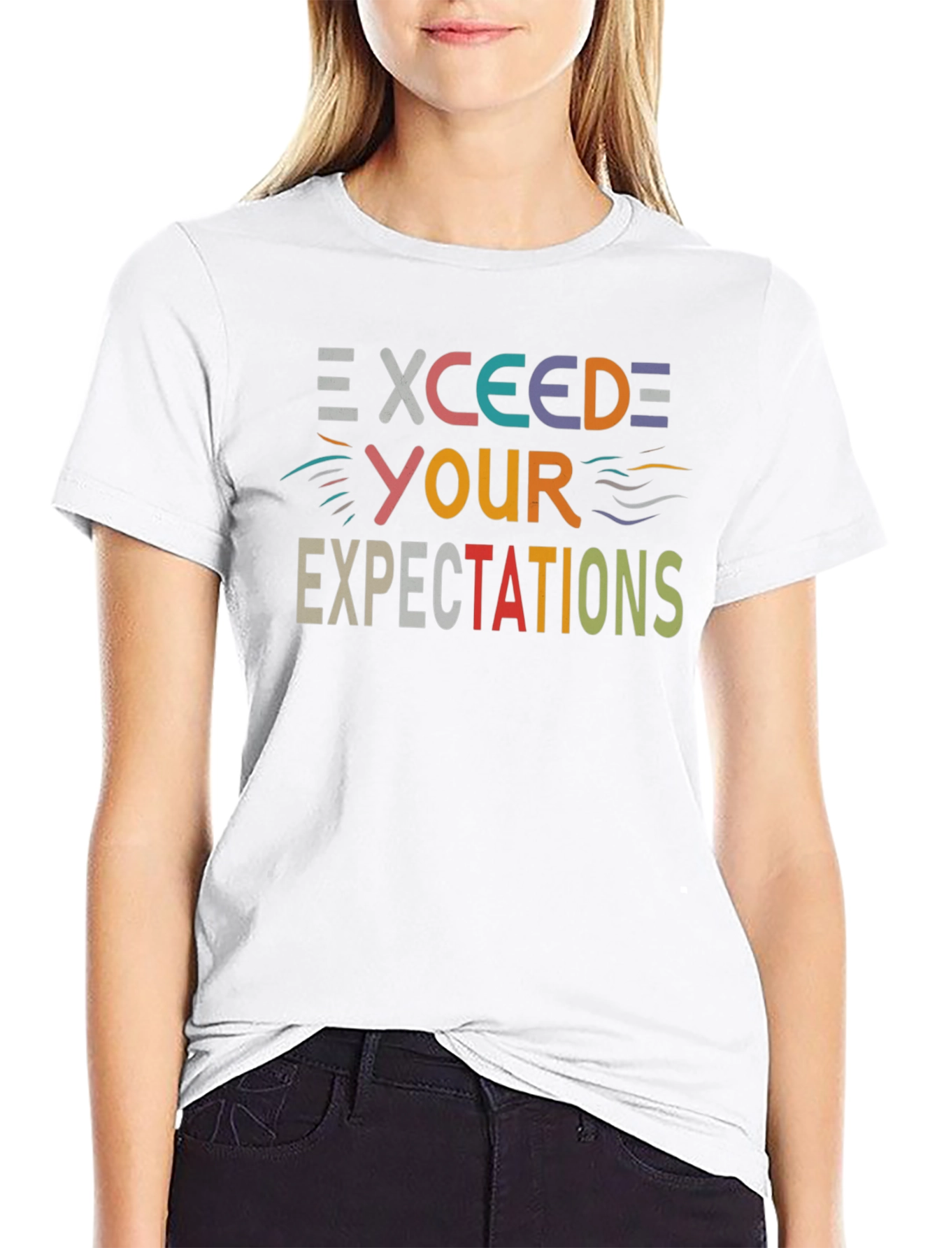 Exceed Expectations Graphic Tee - Casual Comfort