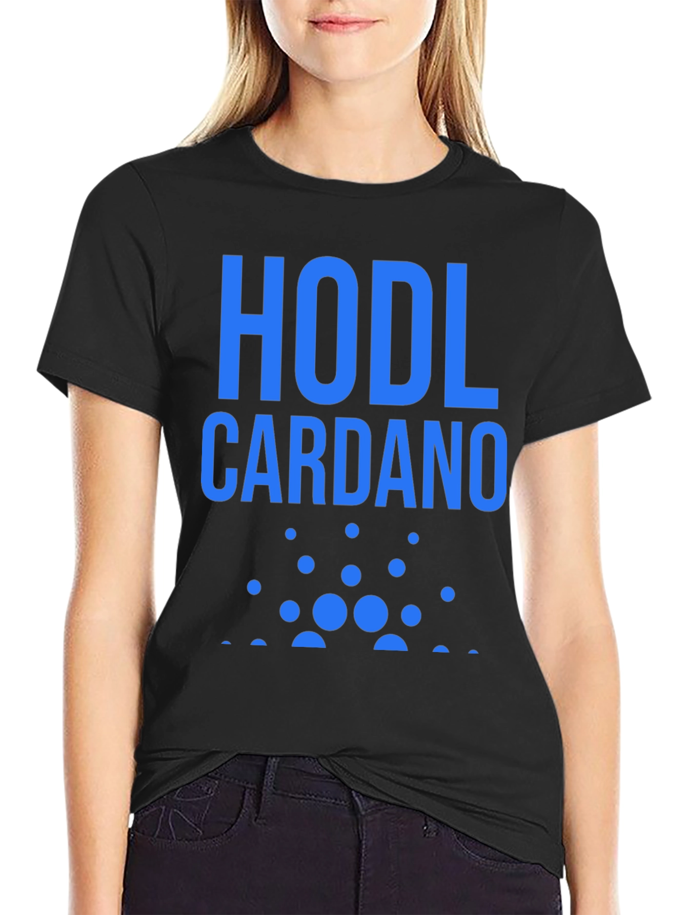 HODL Cardano Crypto T-Shirt - Black