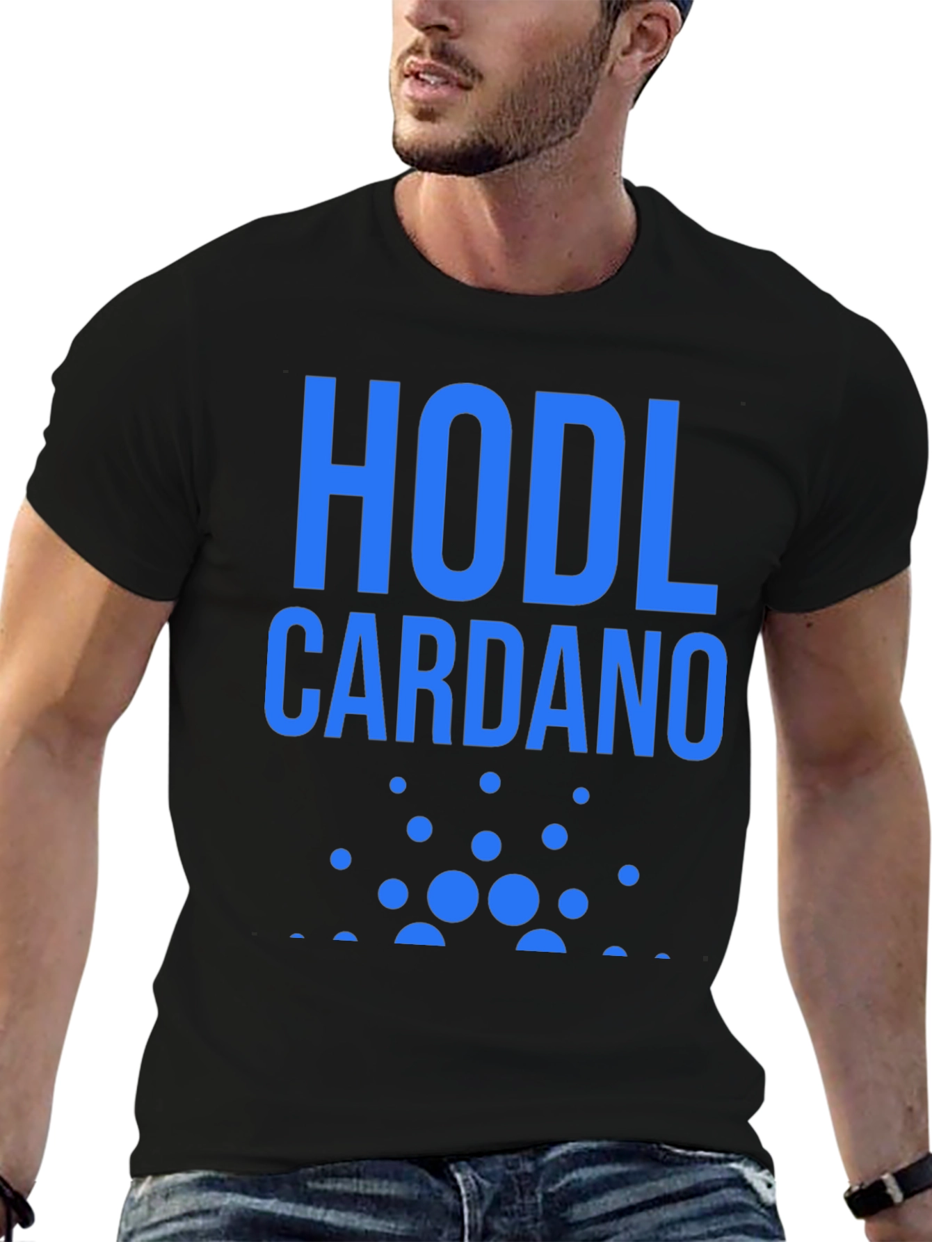 HODL Cardano Crypto T-Shirt - Black