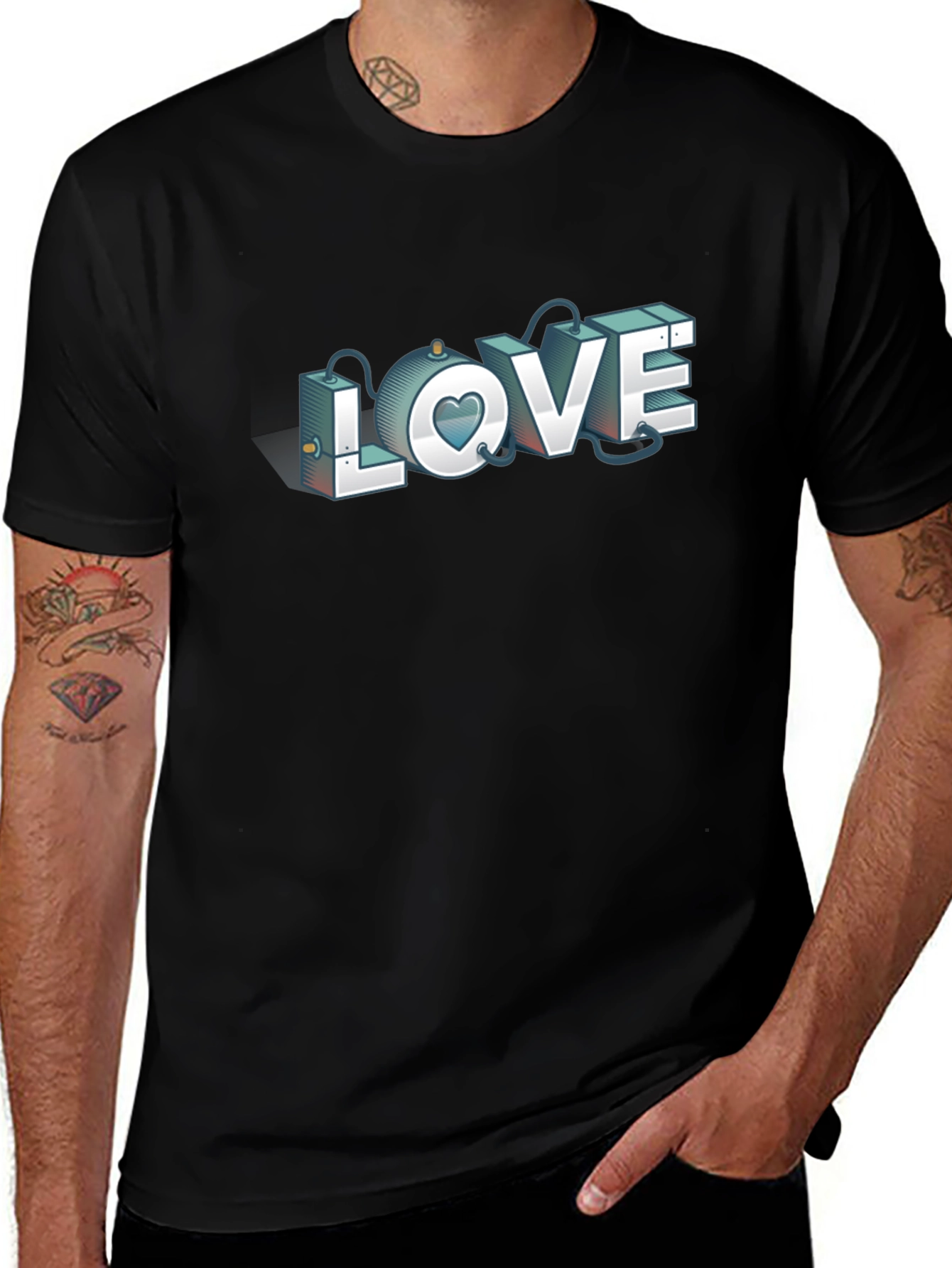 LOVE Steampunk Graphic T-Shirt