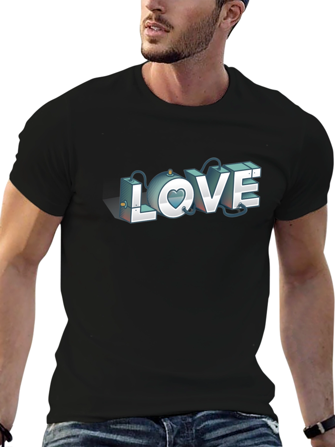 LOVE Steampunk Graphic T-Shirt