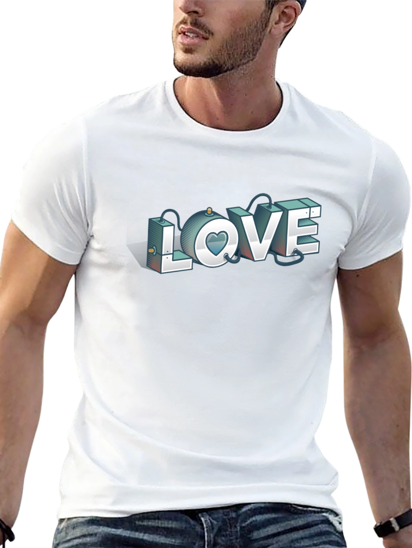 LOVE Steampunk Graphic T-Shirt