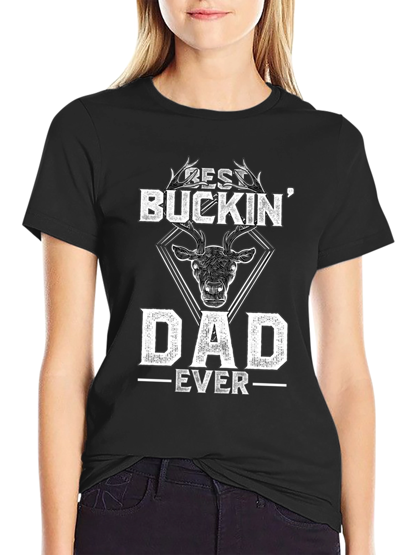 Best Buckin Dad Ever T-Shirt - Hunting Tee