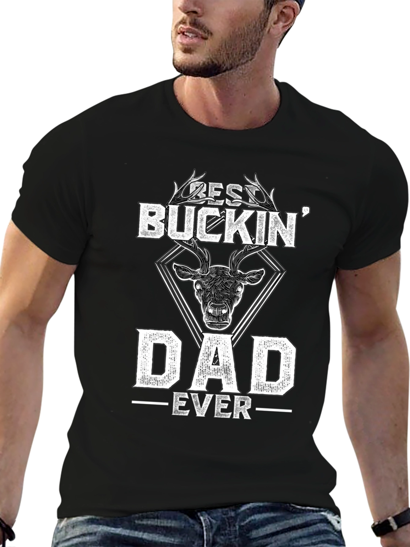 Best Buckin Dad Ever T-Shirt - Hunting Tee