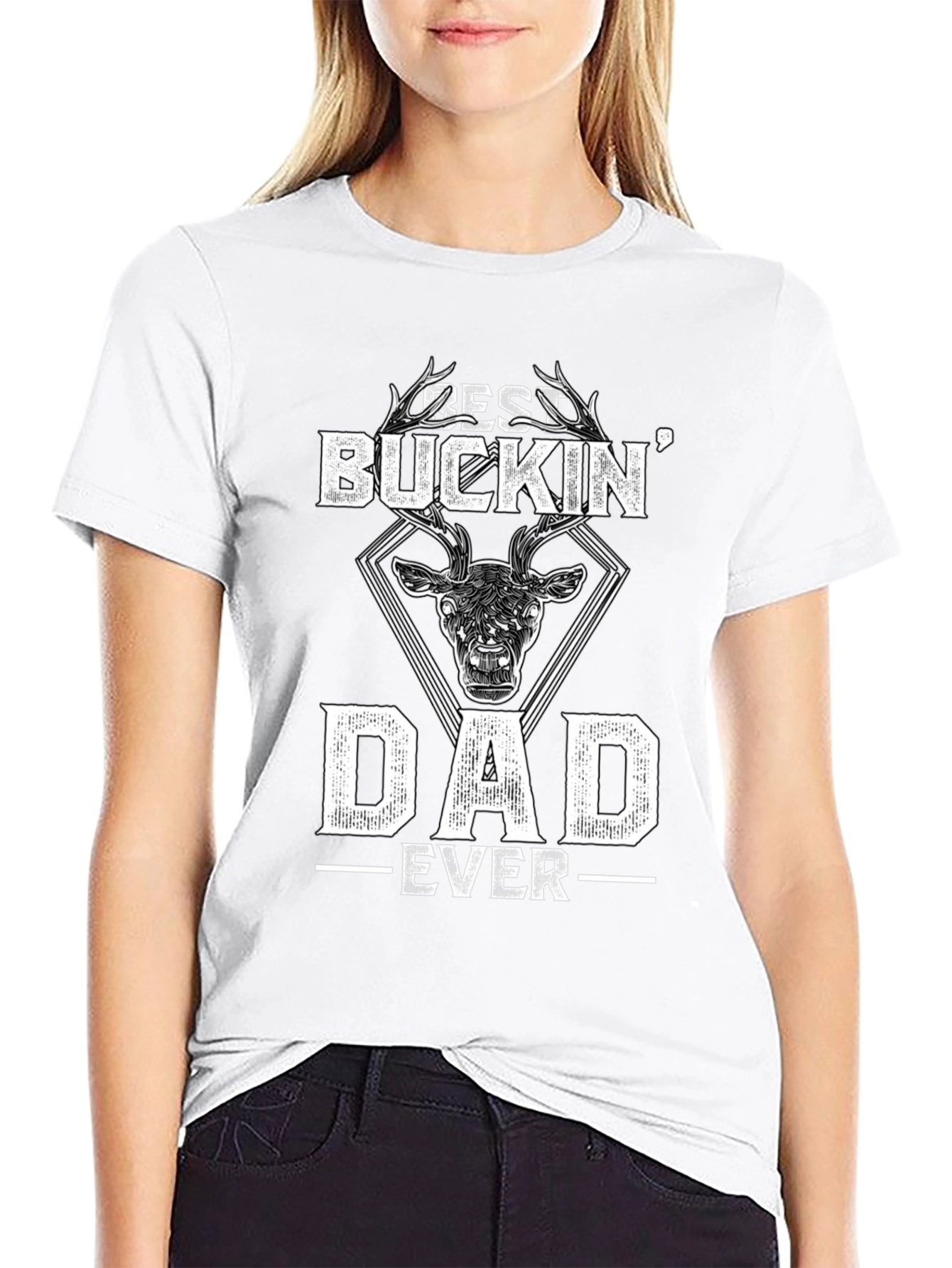 Best Buckin Dad Ever T-Shirt - Hunting Tee