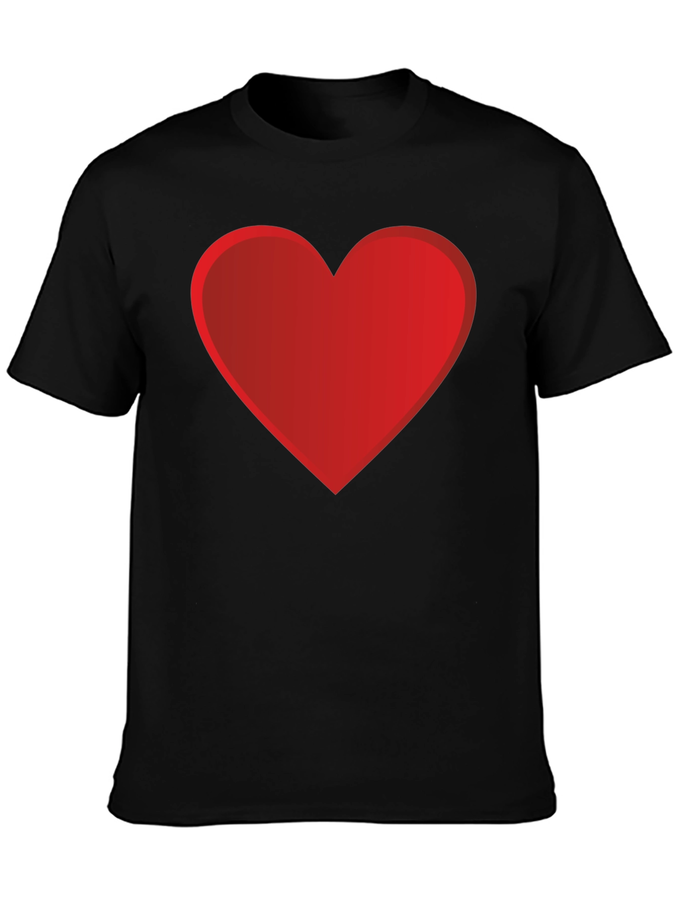 Heart Graphic Black Tee