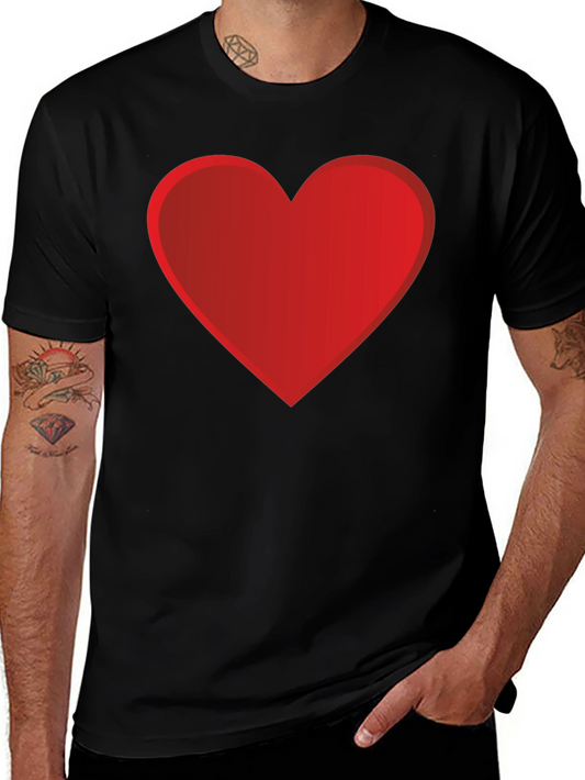 Heart Graphic Black Tee