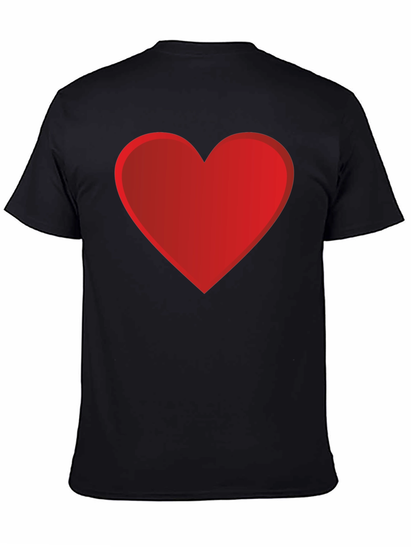 Heart Graphic Black Tee