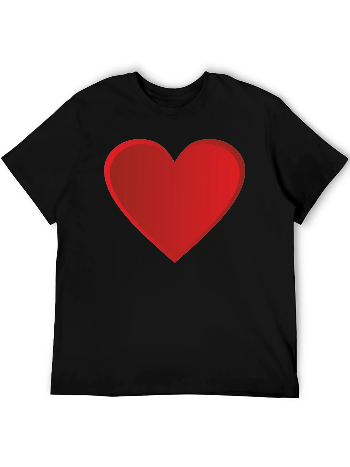Heart Graphic Black Tee