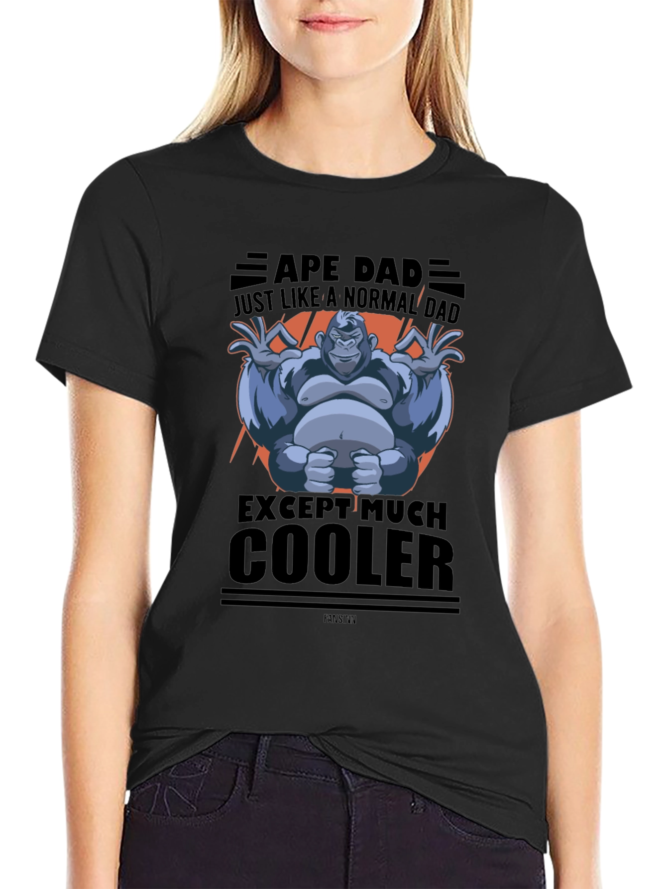 Ape Dad Graphic T-Shirt - Cool Fathers Day Gift