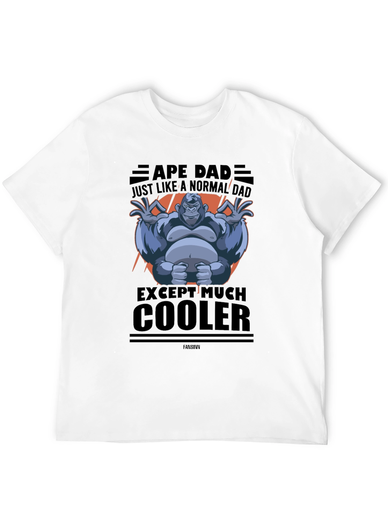 Ape Dad Graphic T-Shirt - Cool Fathers Day Gift