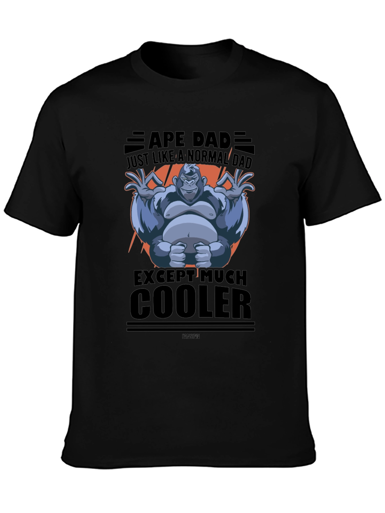 Ape Dad Graphic T-Shirt - Cool Fathers Day Gift