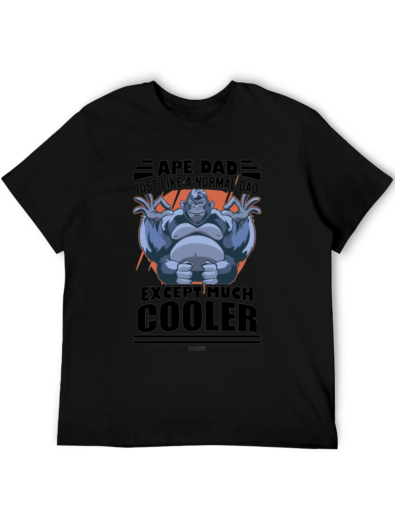 Ape Dad Graphic T-Shirt - Cool Fathers Day Gift