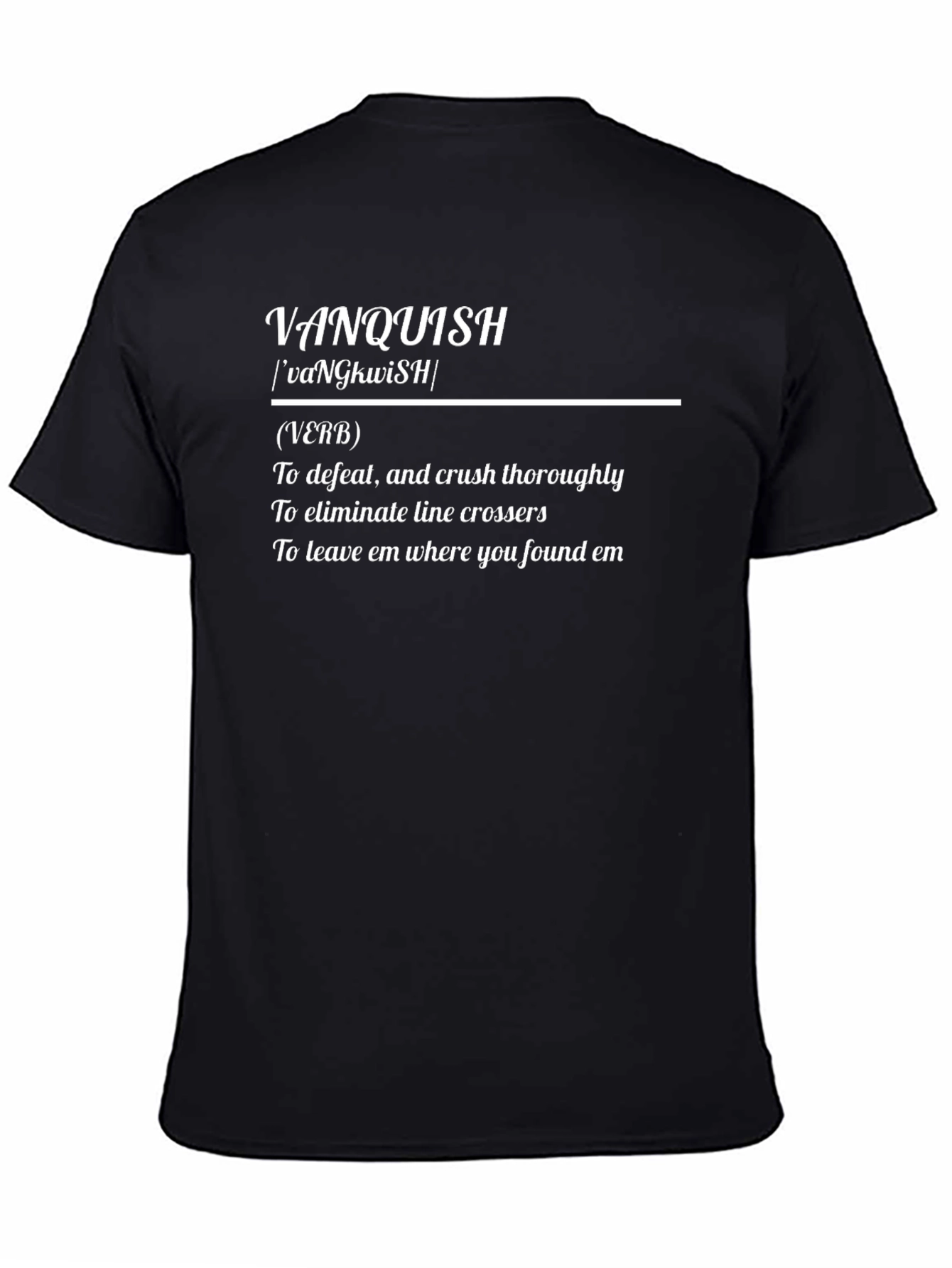 Vanquish Definition T-Shirt - Black