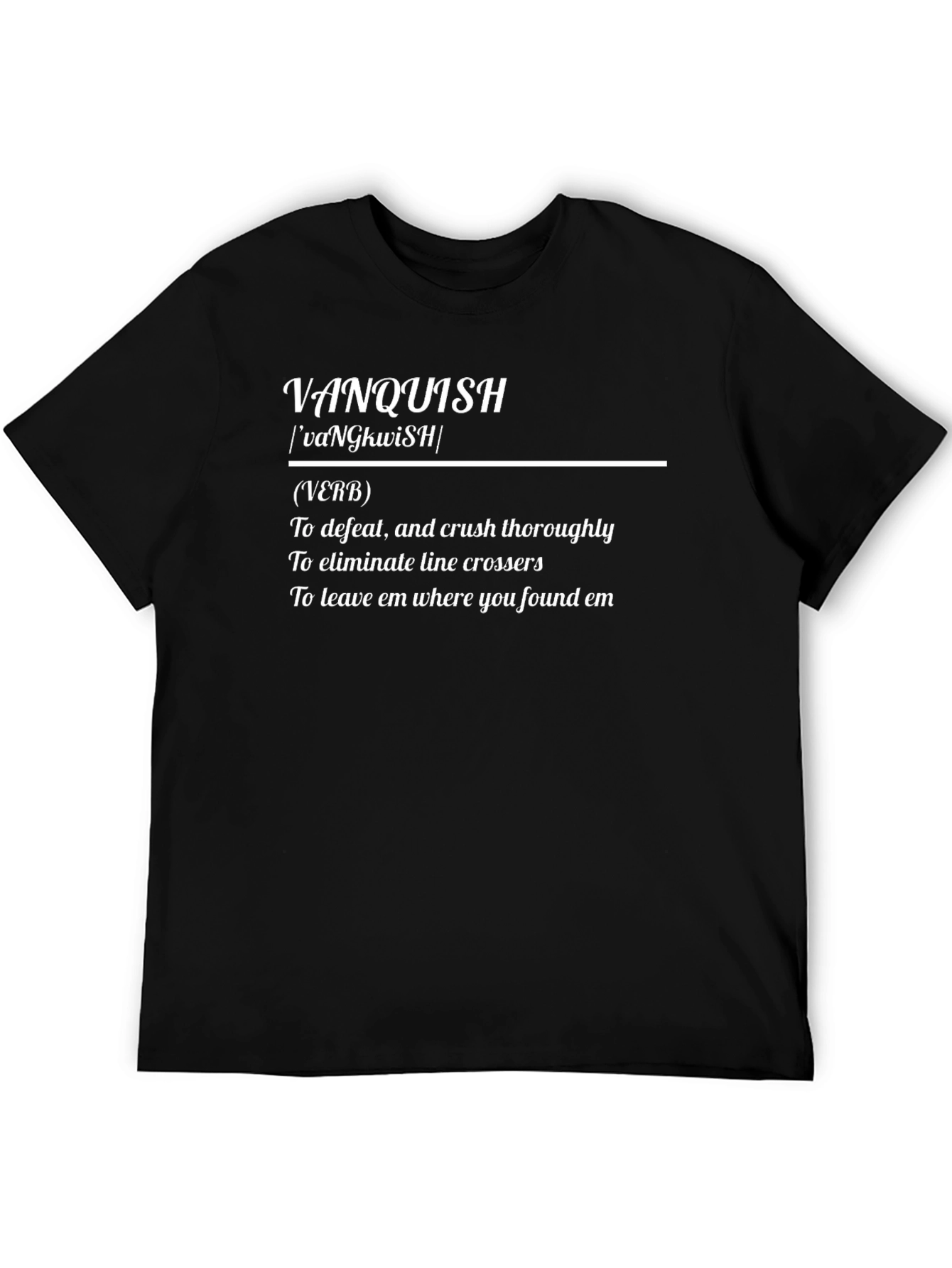 Vanquish Definition T-Shirt - Black