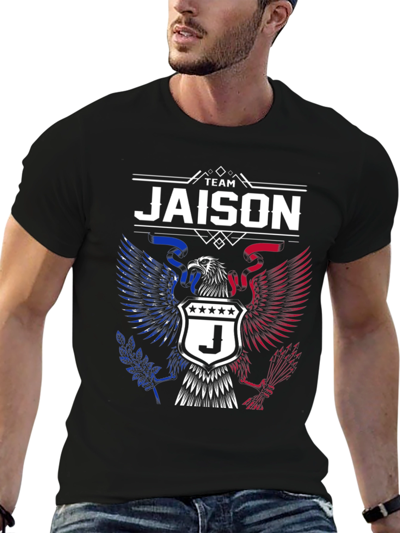 Team Jaison Eagle Crest Graphic T-Shirt