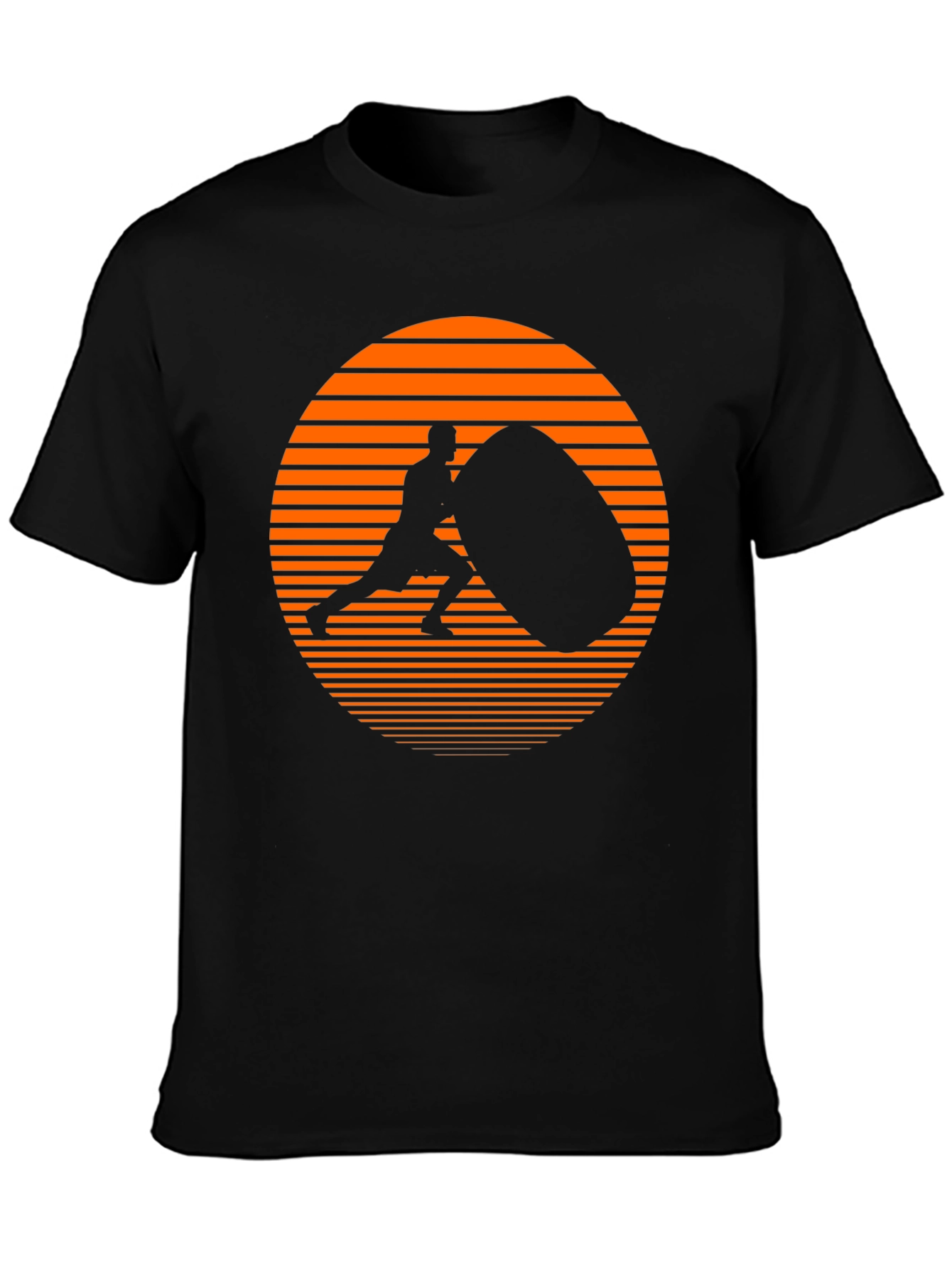 Atlas Stone Black Graphic T-Shirt