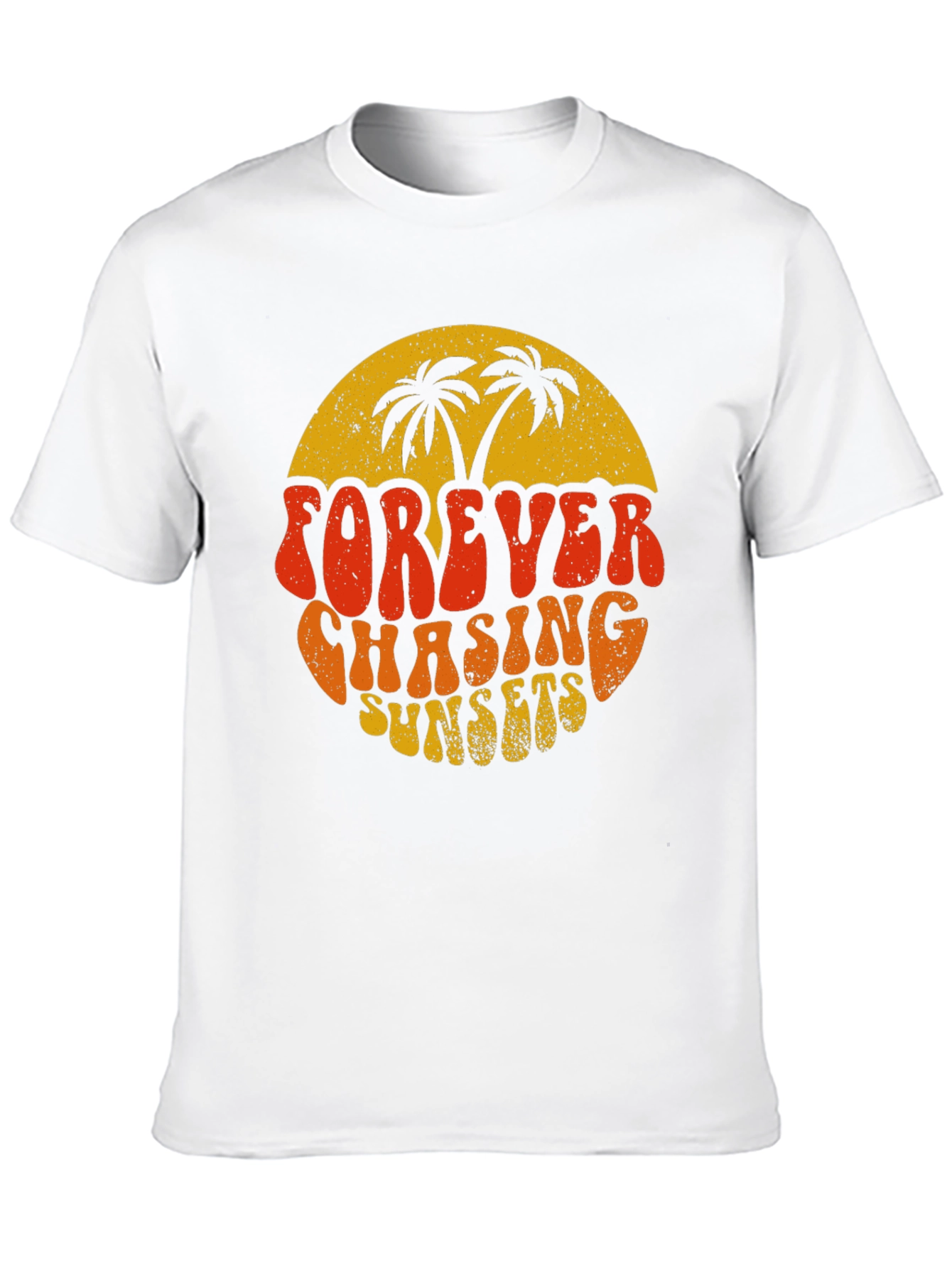 Forever Chasing Sunsets Retro Graphic Tee