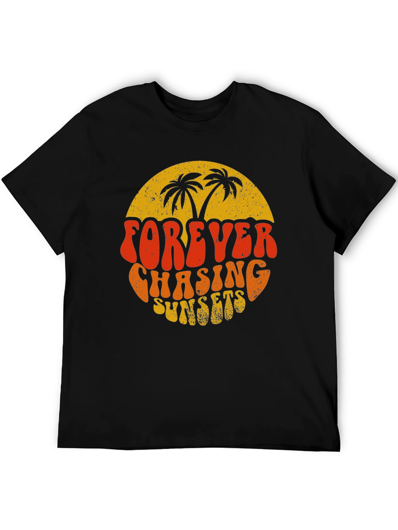 Forever Chasing Sunsets Retro Graphic Tee